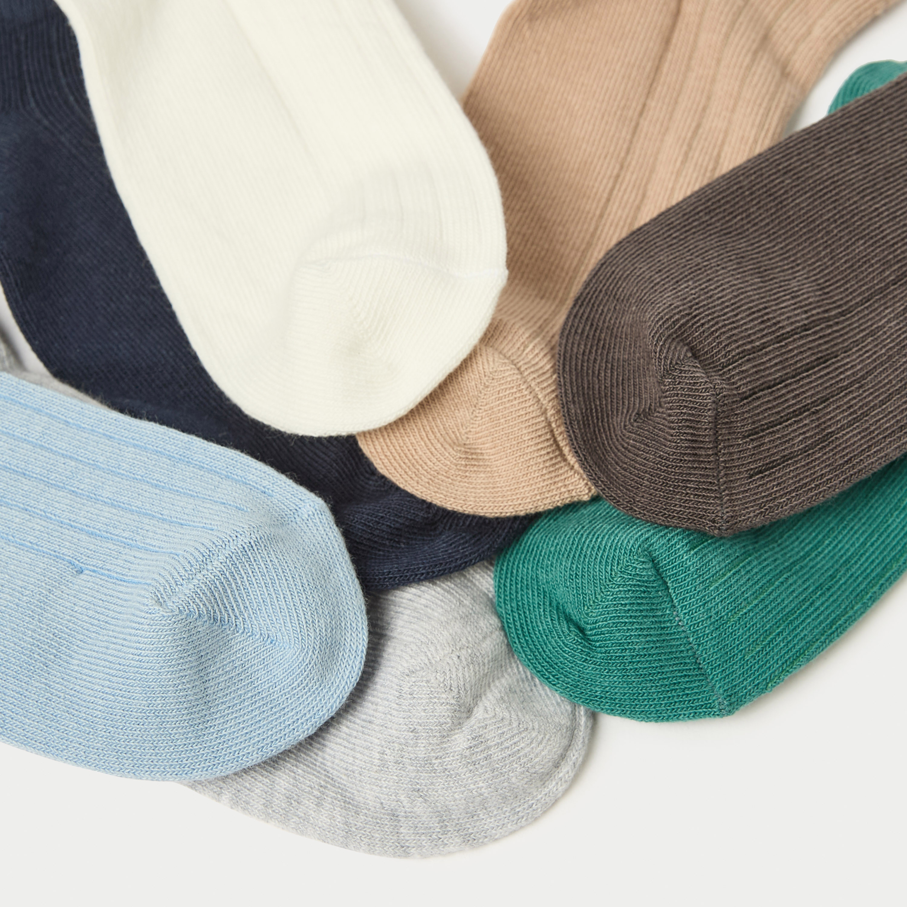 Juniors Ribbed Ankle Length Socks - Set of 7-boys-accessories-socks-image-4