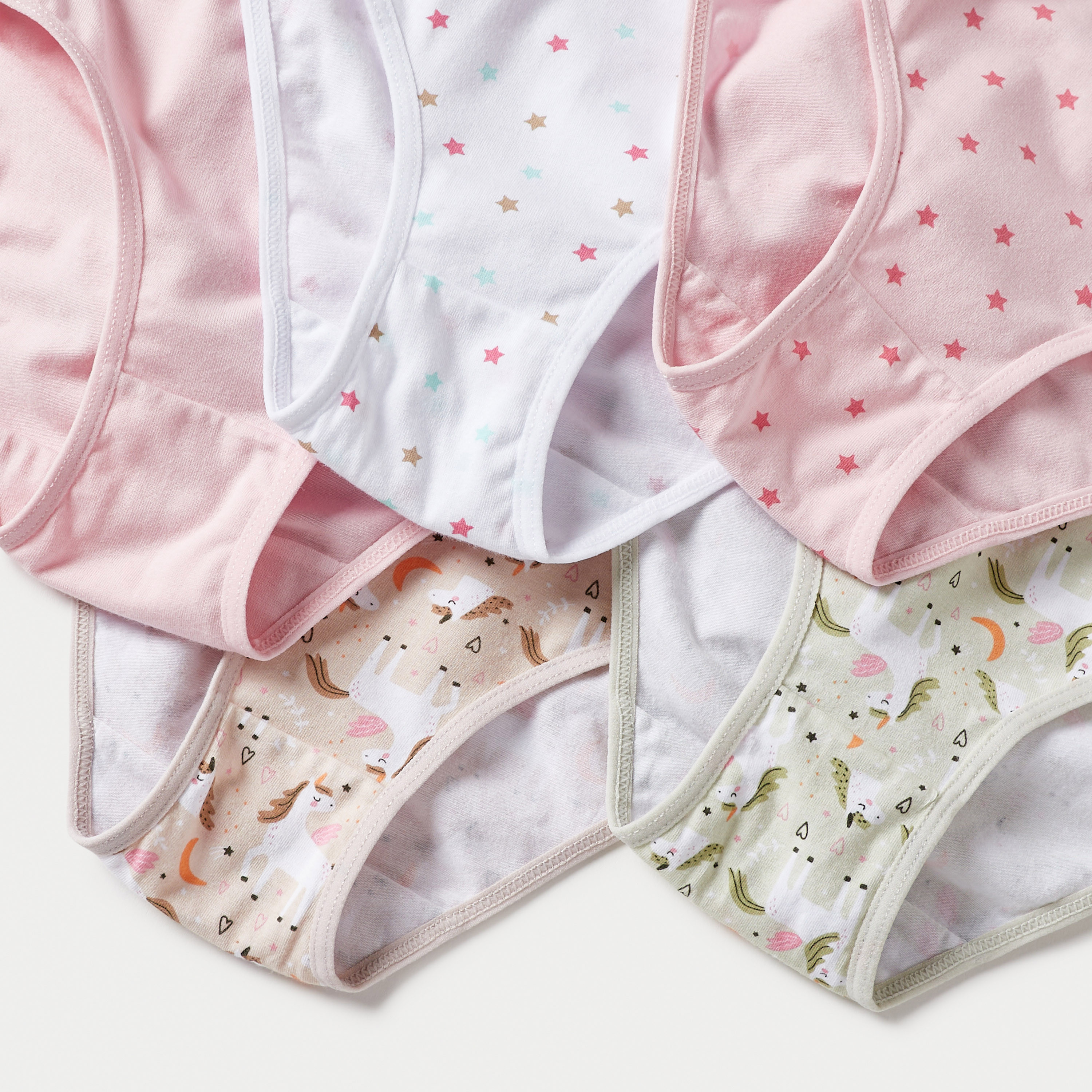 سراويل داخلية بفيونكة وطبعات من جونيورز - طقم من 5 قطع-girls-clothing-multipacks-image-4