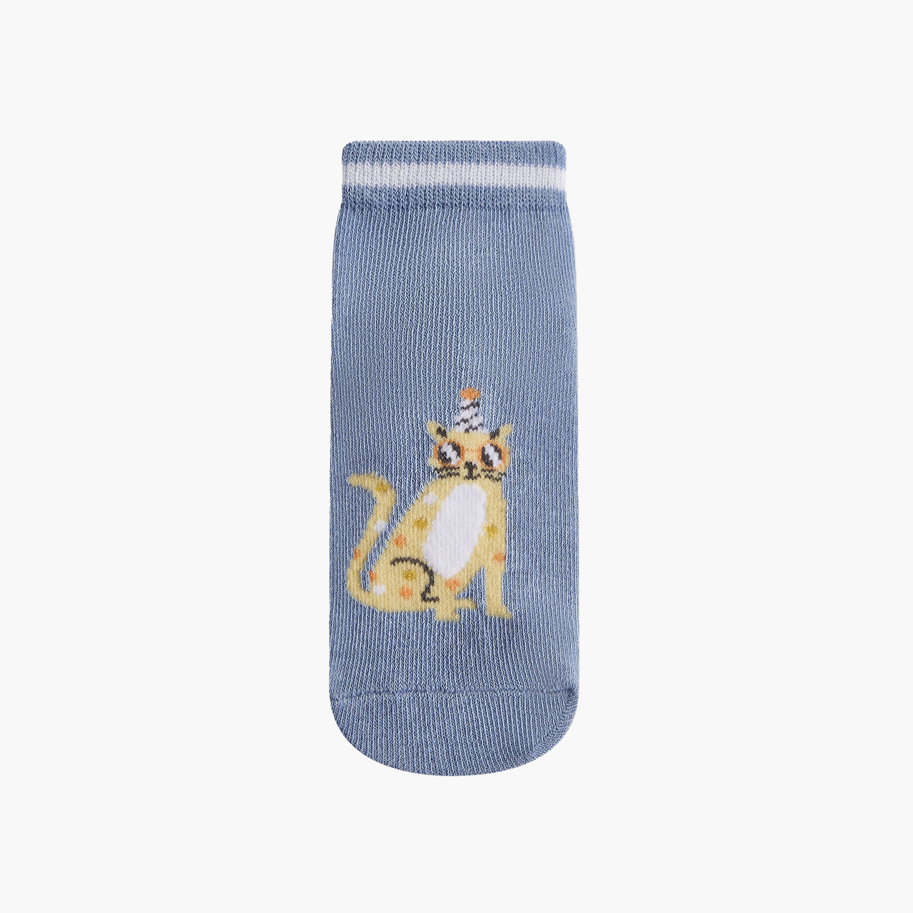 Juniors 3- Piece Printed Ankle Length Socks-baby-girls-accessories-socks-image-2