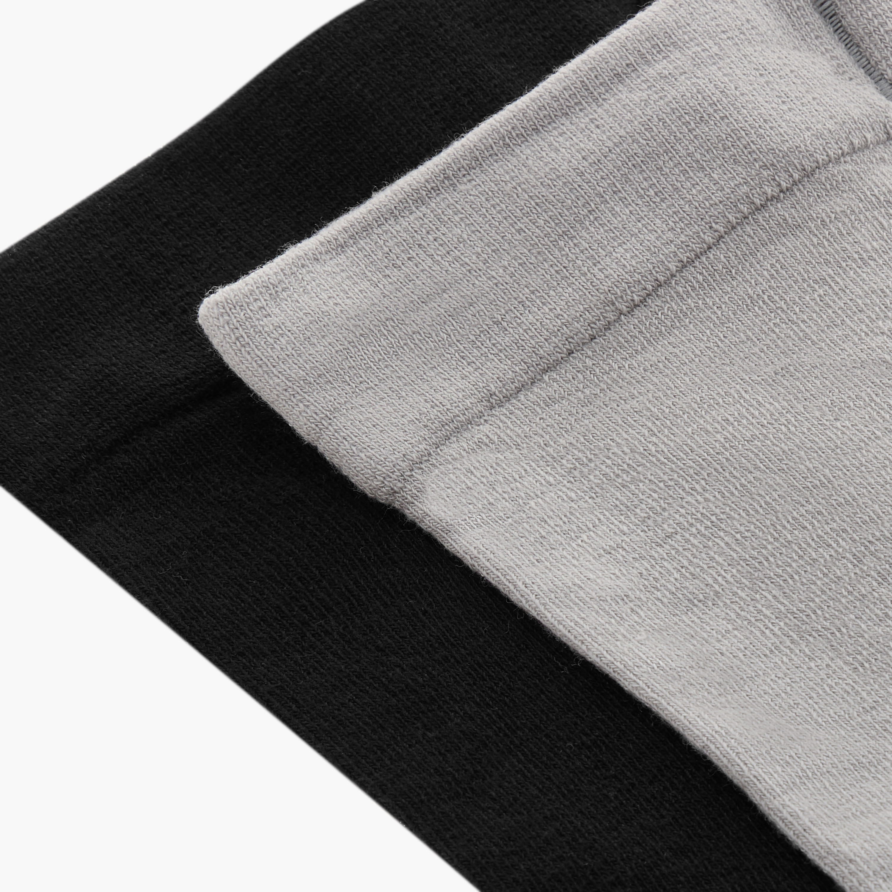Juniors Solid Tights with Elasticated Waistband - Set of 2-baby-girls-accessories-socks-image-5