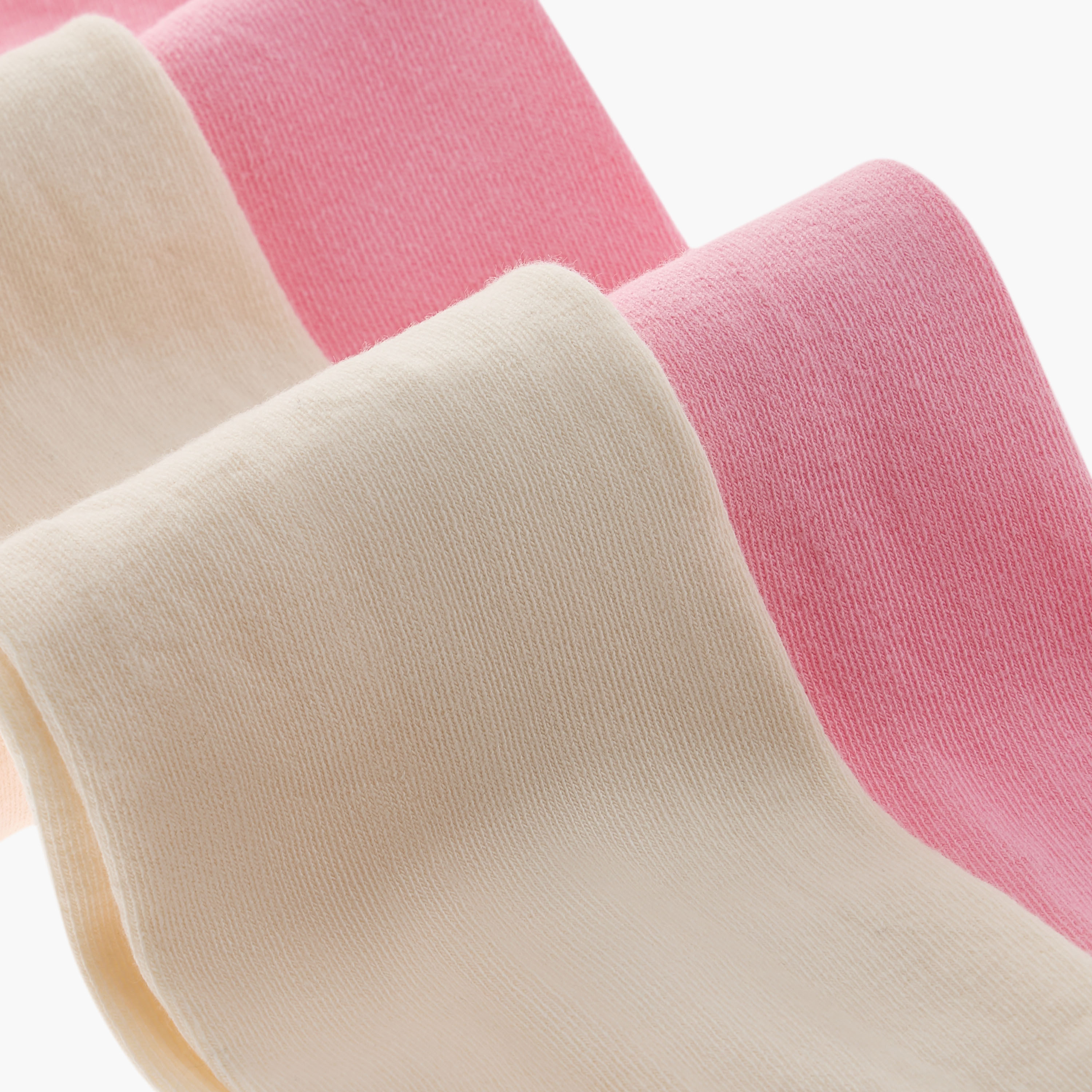 Juniors Solid Tights with Elasticated Waistband - Set of 2-baby-girls-accessories-socks-image-4
