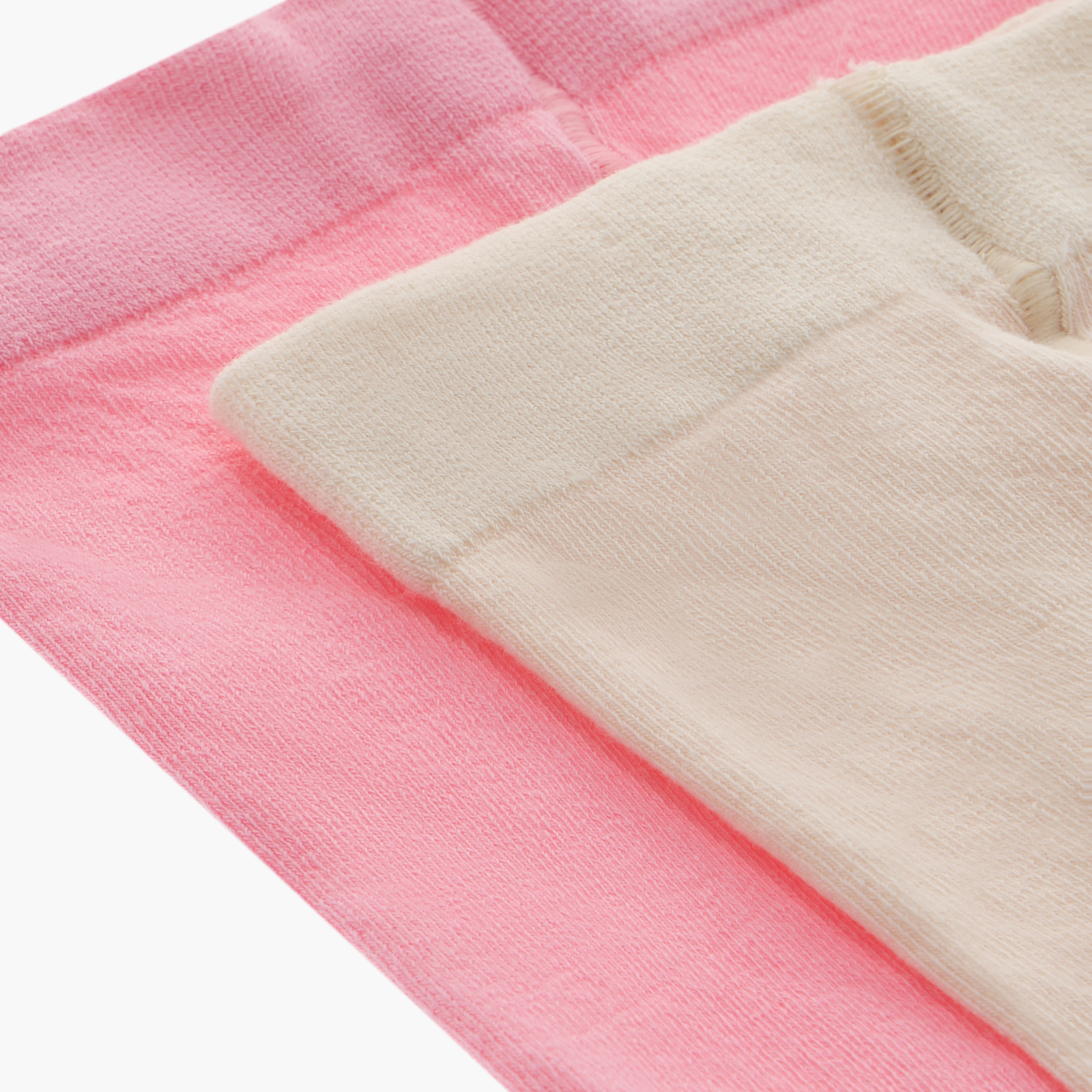 Juniors Solid Tights with Elasticated Waistband - Set of 2-baby-girls-accessories-socks-image-5