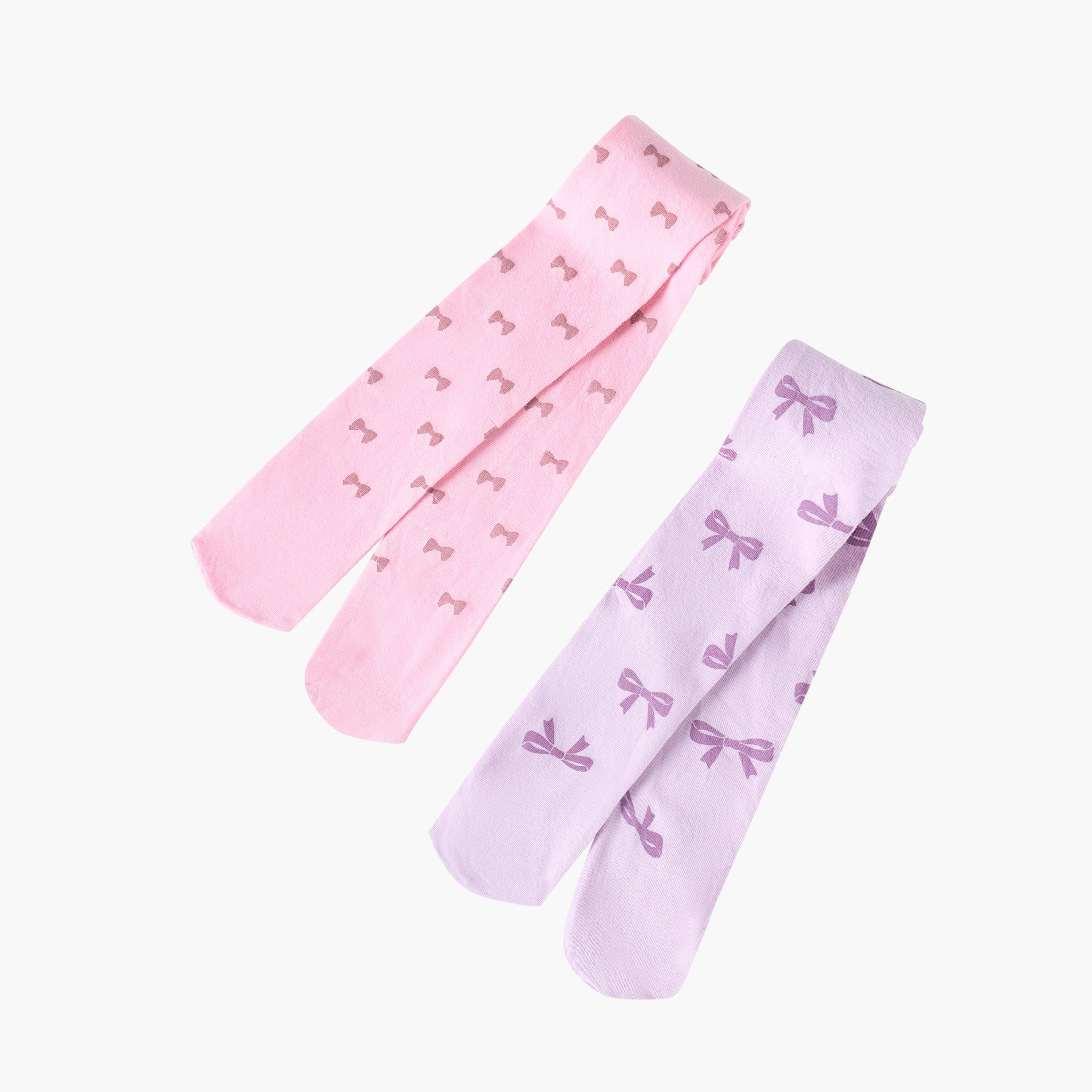 Juniors Printed Tights - Set of 2-baby-girls-accessories-socks-image-1