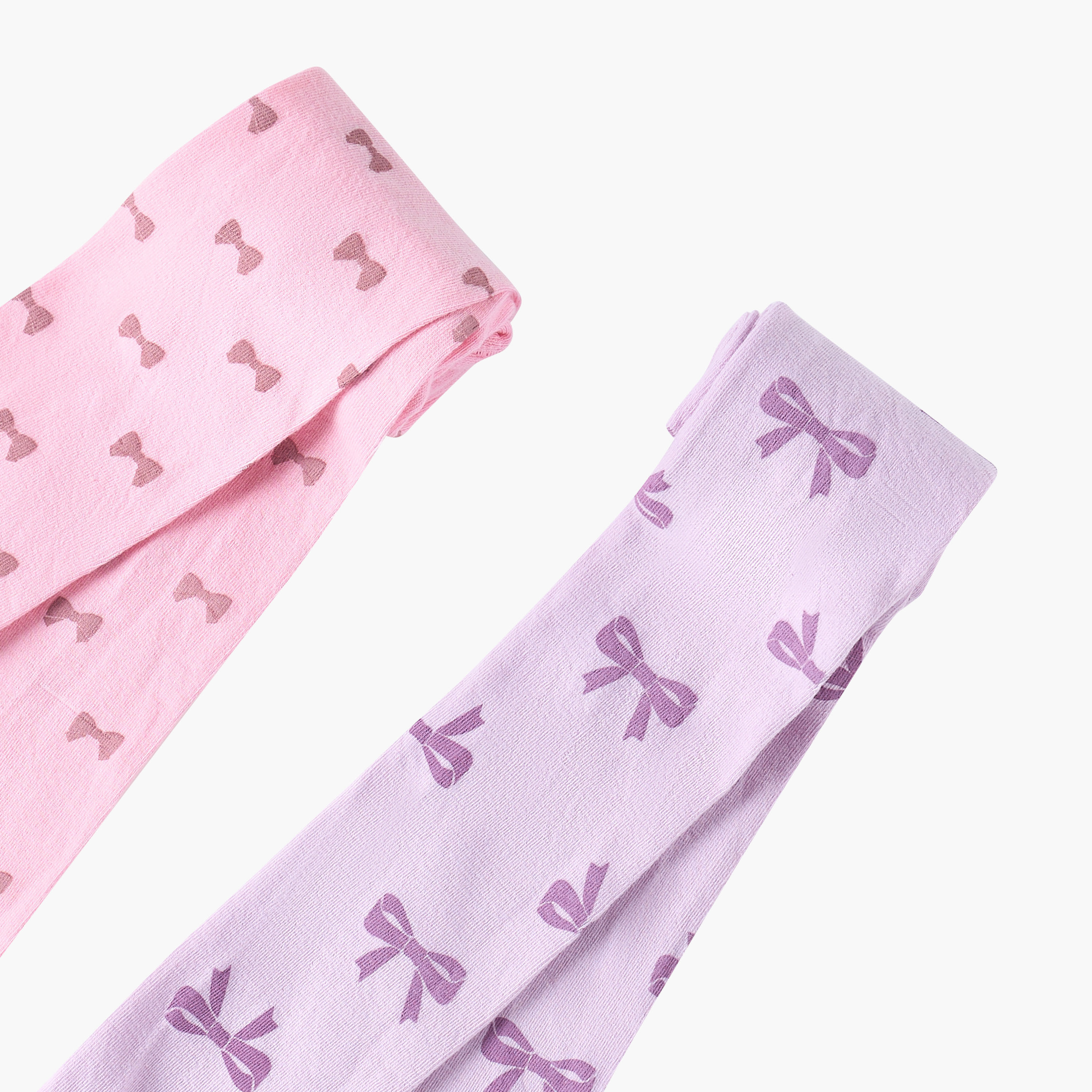 Juniors Printed Tights - Set of 2-baby-girls-accessories-socks-image-3
