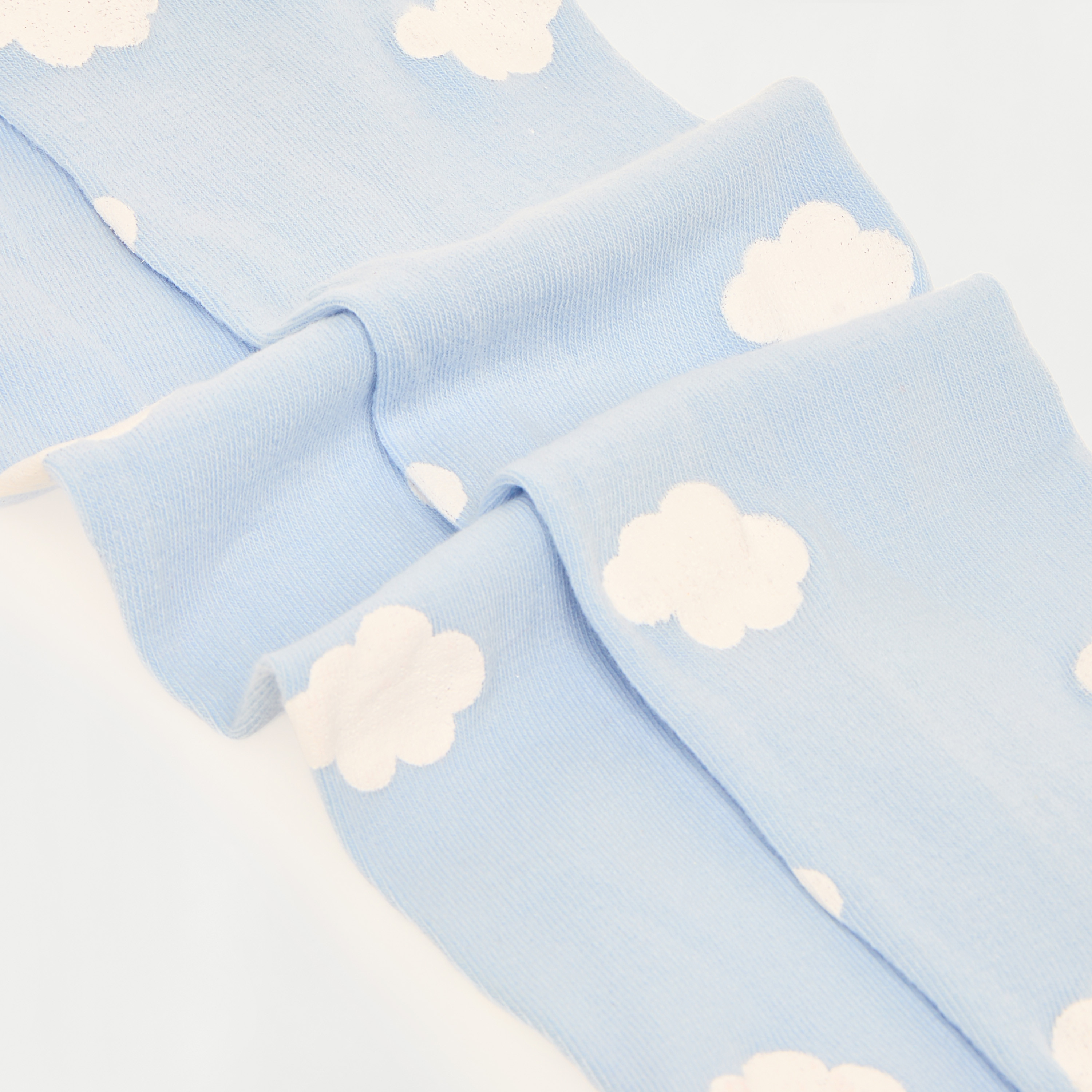 Juniors Cloud Print Tights-baby-girls-accessories-socks-image-2