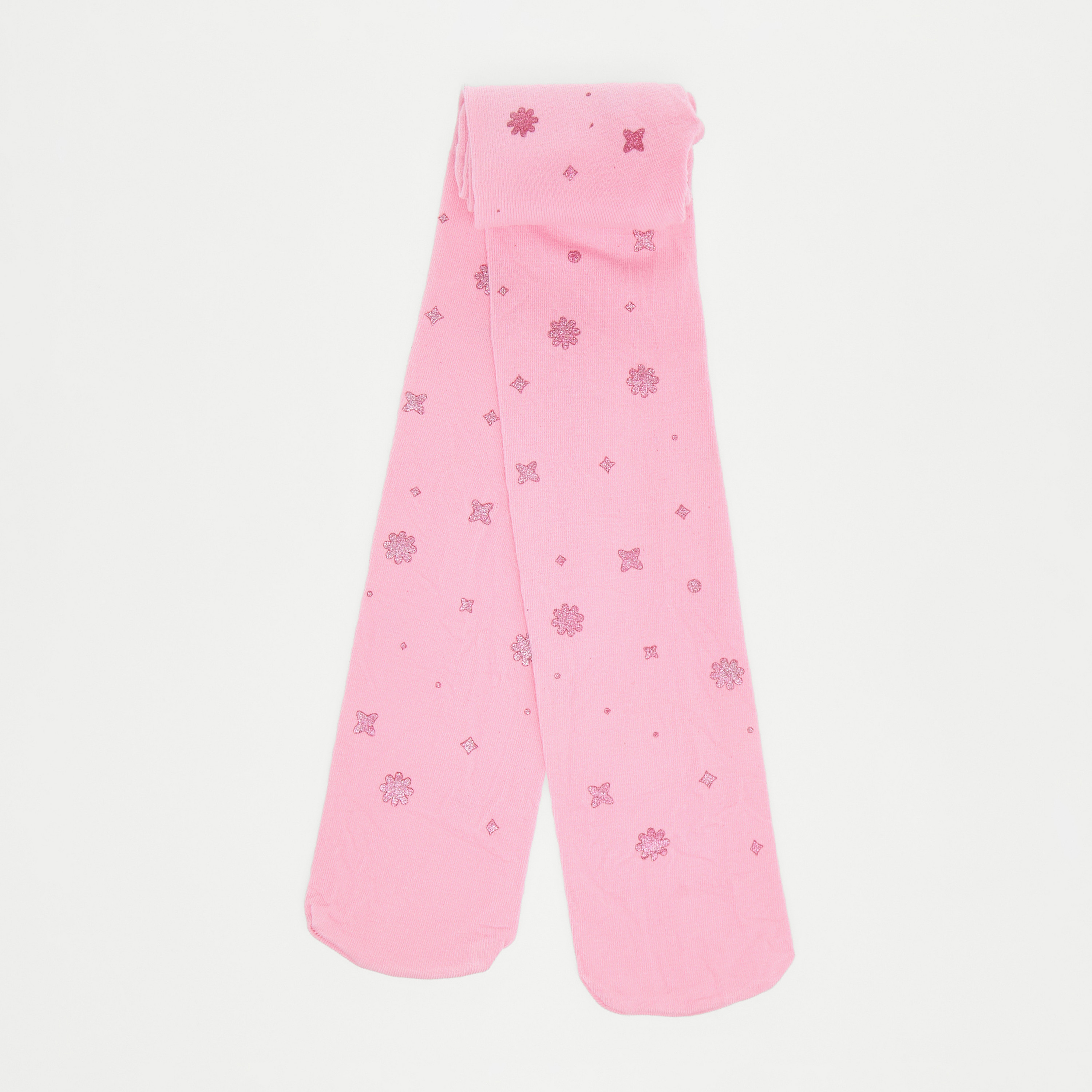 Juniors Glitter Print Tights-baby-girls-accessories-socks-image-1