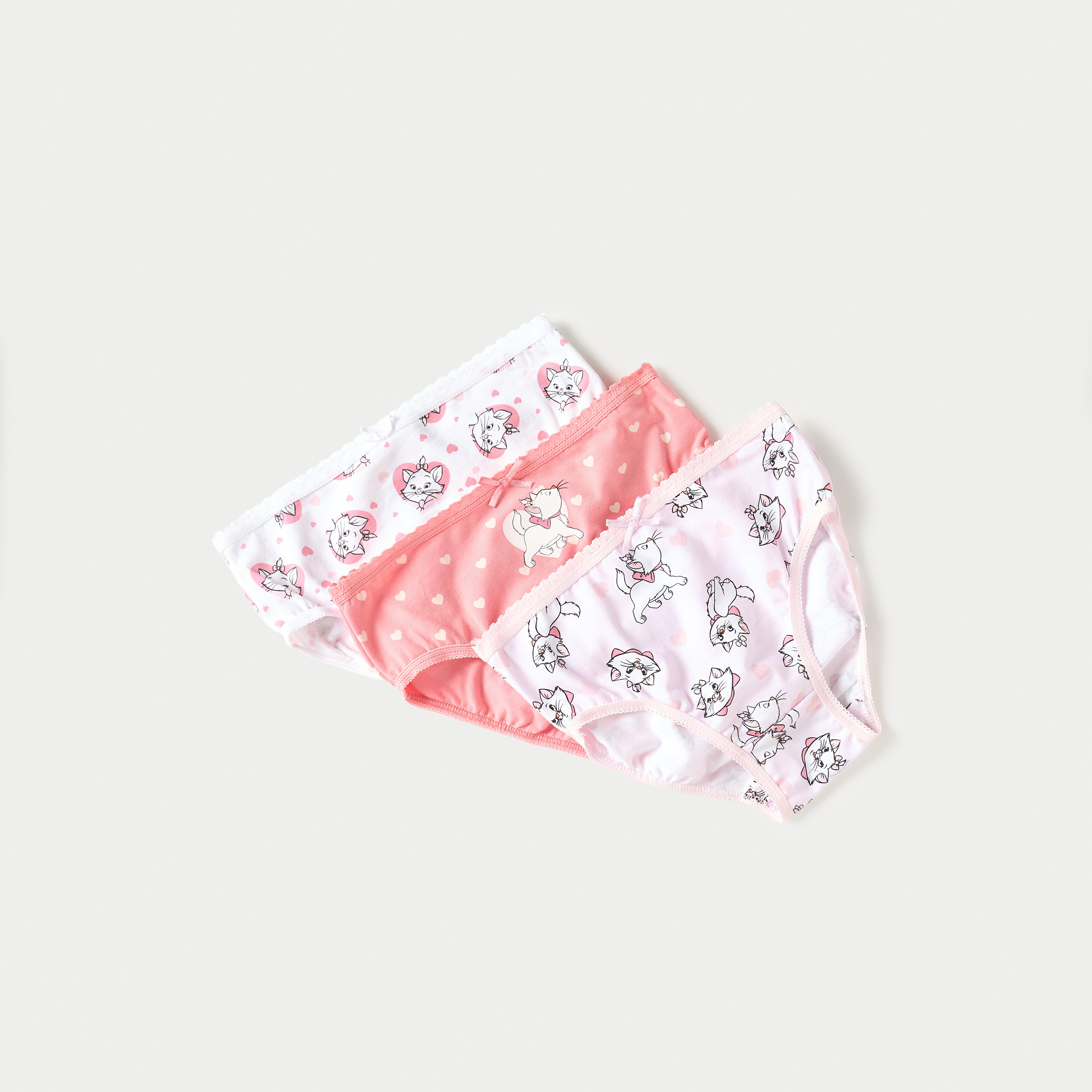 Disney Marie Print Briefs - Set of 3-baby-girls-clothing-innerwear-image-2
