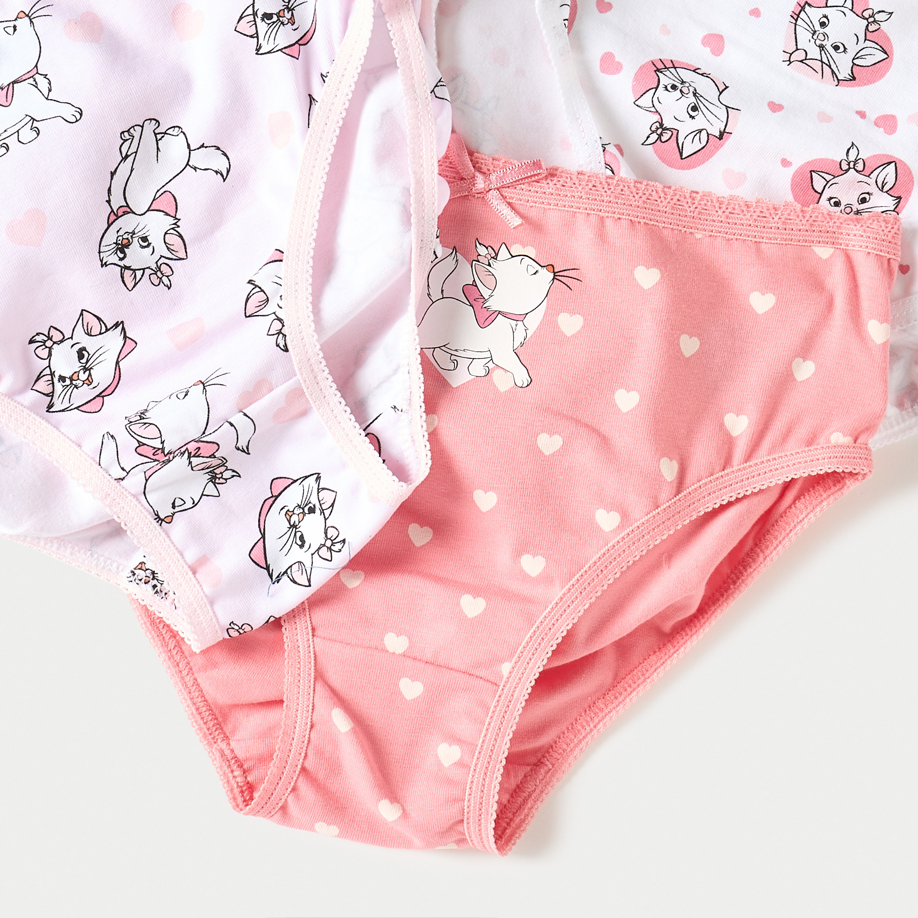 Disney Marie Print Briefs - Set of 3-baby-girls-clothing-innerwear-image-4
