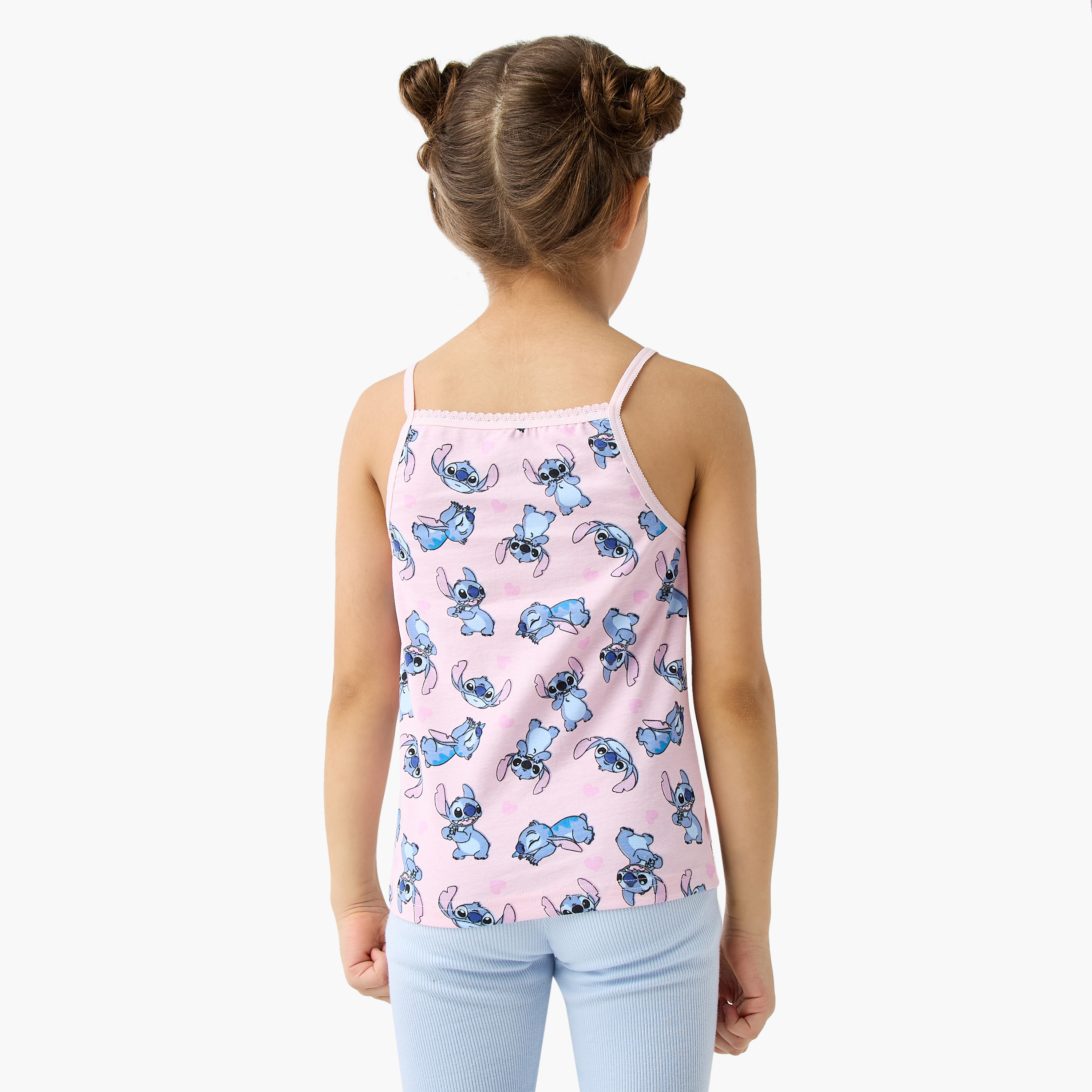 قمصان داخلية بطبعات ستيتش من ديزني - طقم 3 قطع-girls-clothing-innerwear-vests-image-3