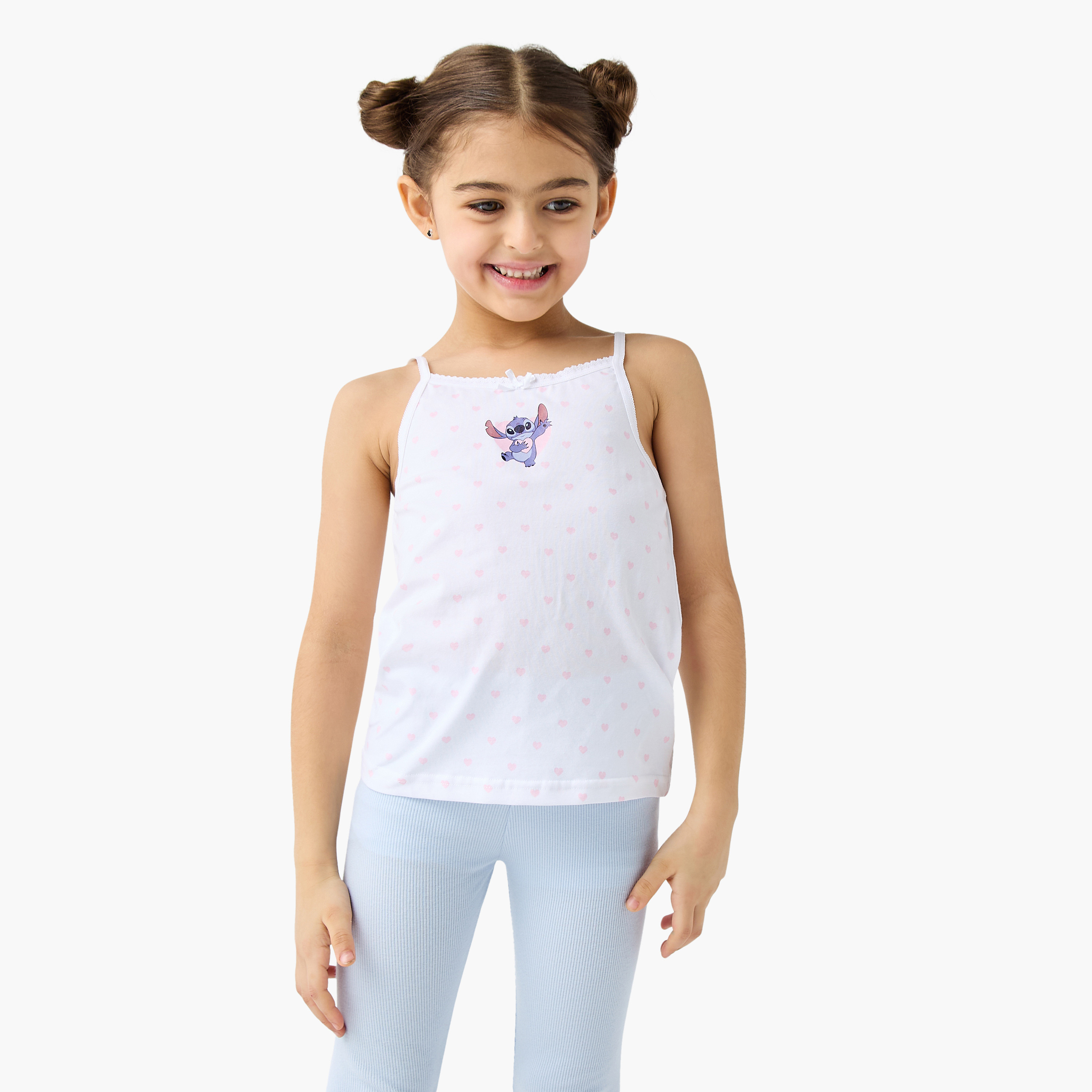 قمصان داخلية بطبعات ستيتش من ديزني - طقم 3 قطع-girls-clothing-innerwear-vests-image-6
