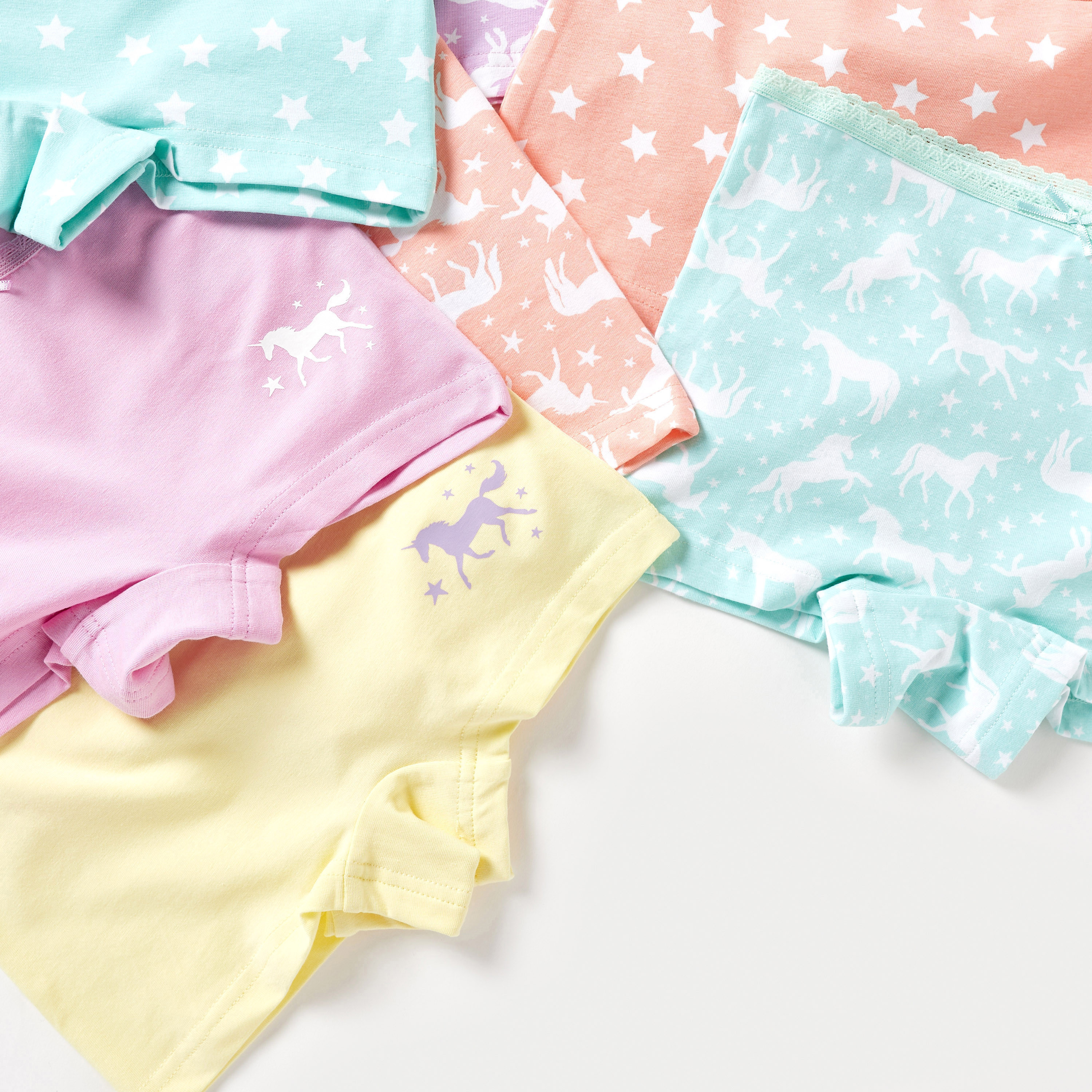 سراويل داخلية بفيونكة وطبعات من جونيورز - طقم من 7 قطع-girls-clothing-multipacks-image-4
