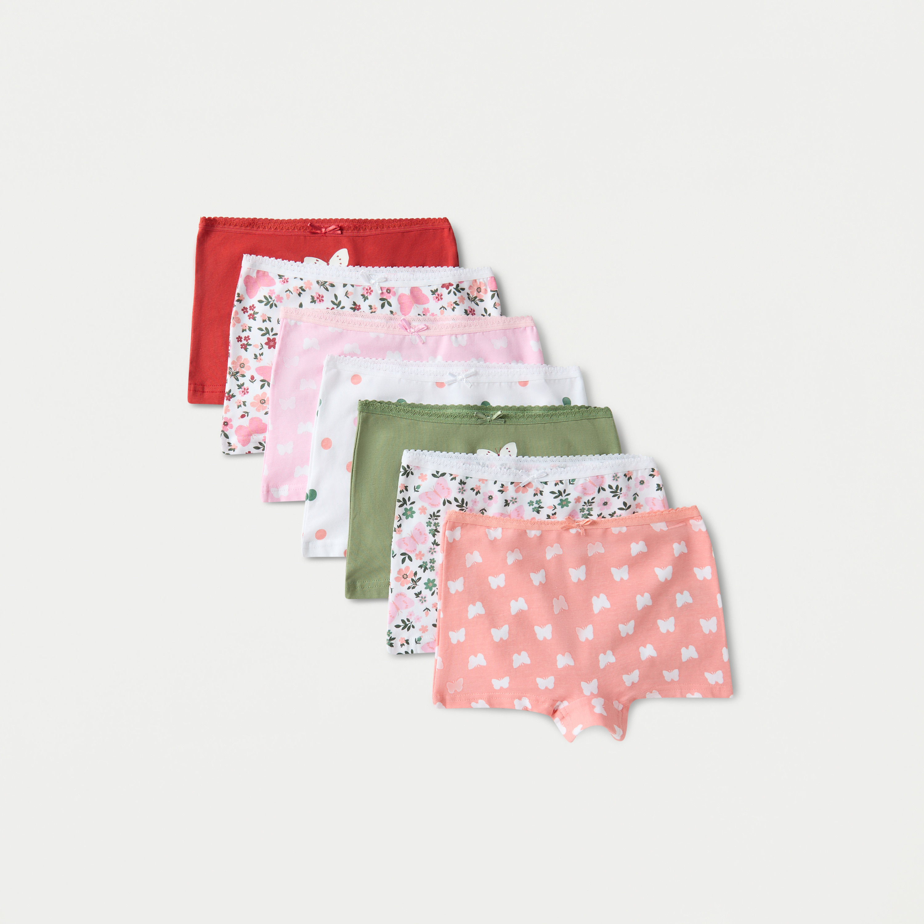 Juniors Printed Boxer Briefs - Set of 7-girls-clothing-innerwear-panties-image-1