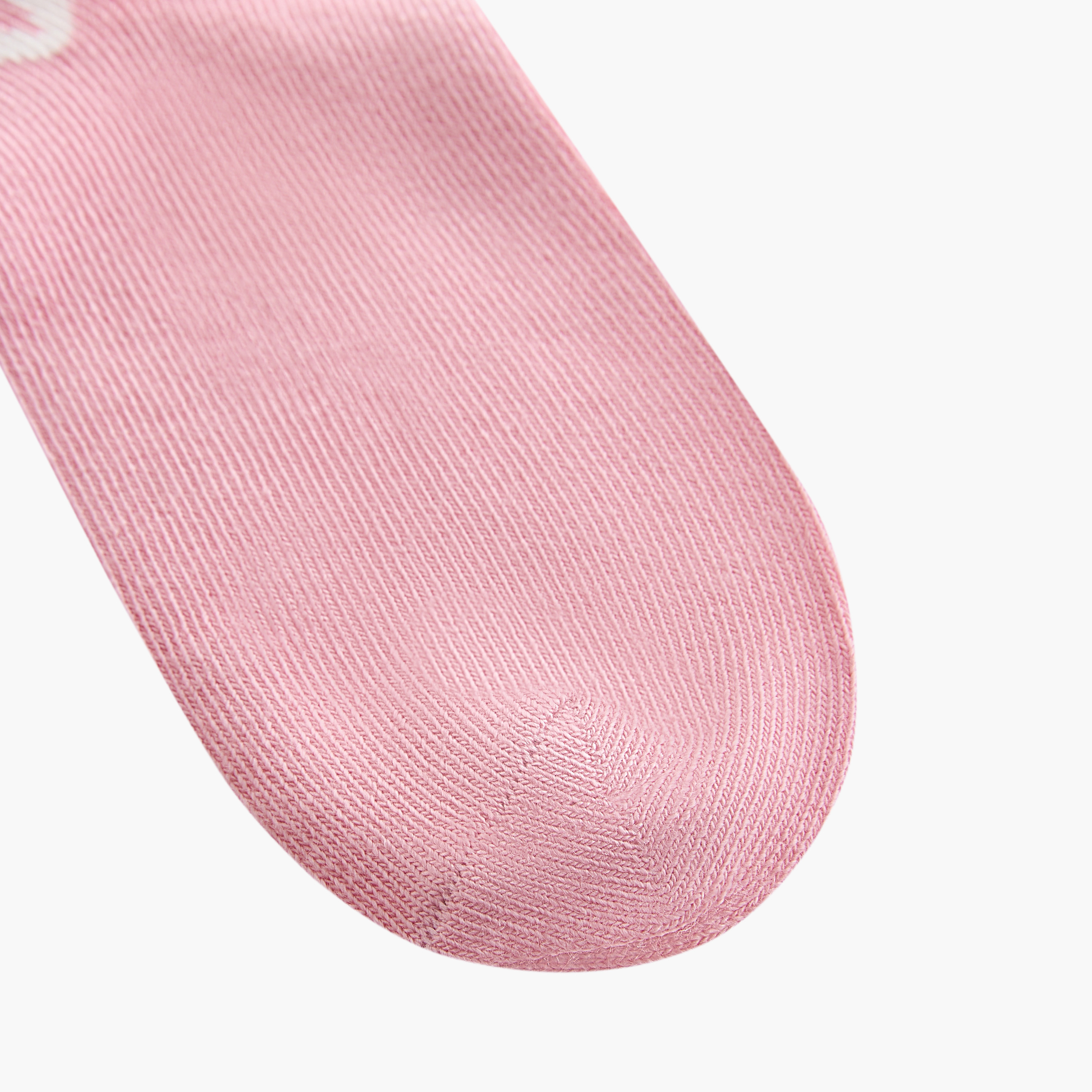 طقم جوارب 7 أزواج بطول الكاحل وطبعات قلب من جونيورز-girls-accessories-socks-image-4