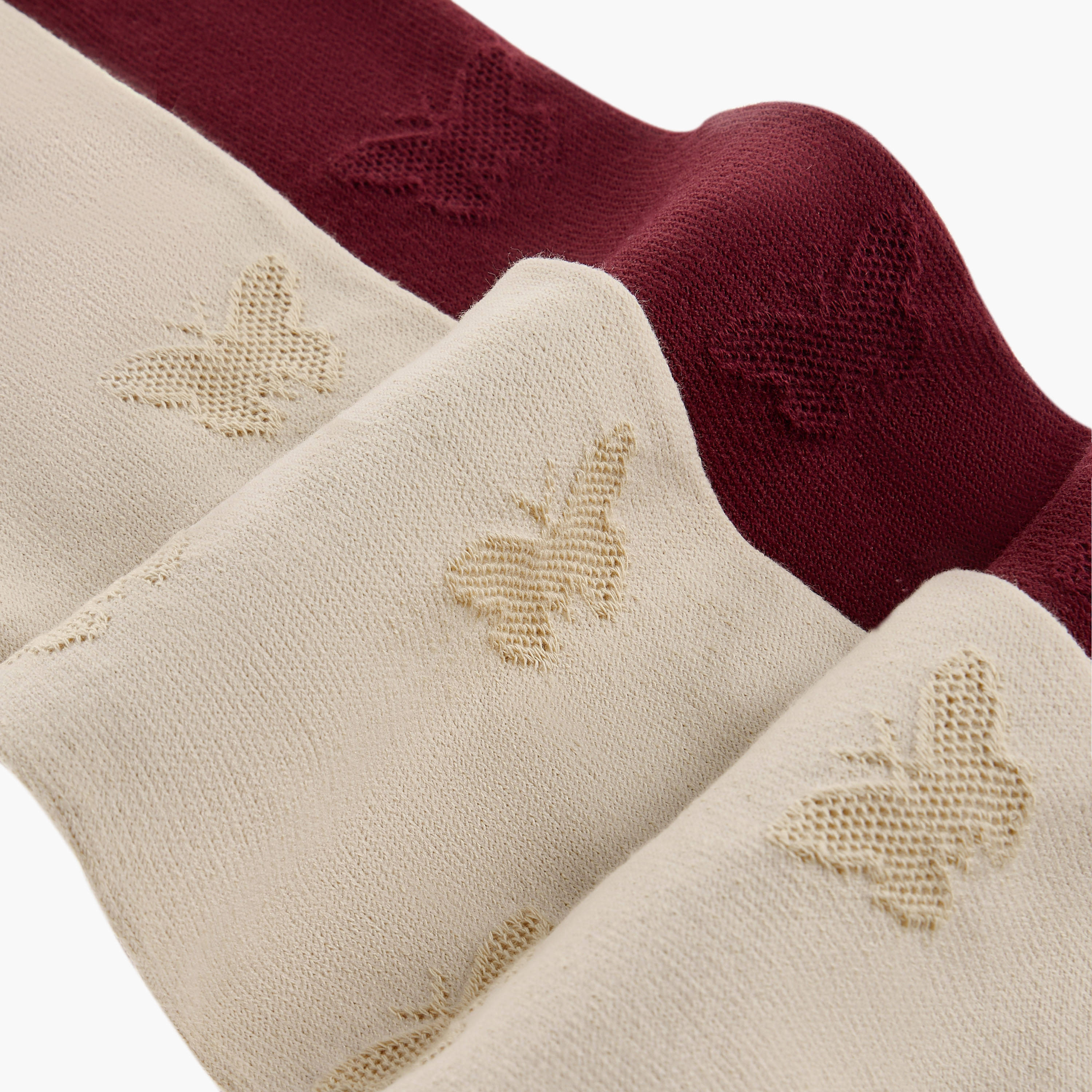 سراويل تحتانية بارزة الملمس بخصر مطاطي 2 قطعة من جونيورز-girls-accessories-socks-image-4