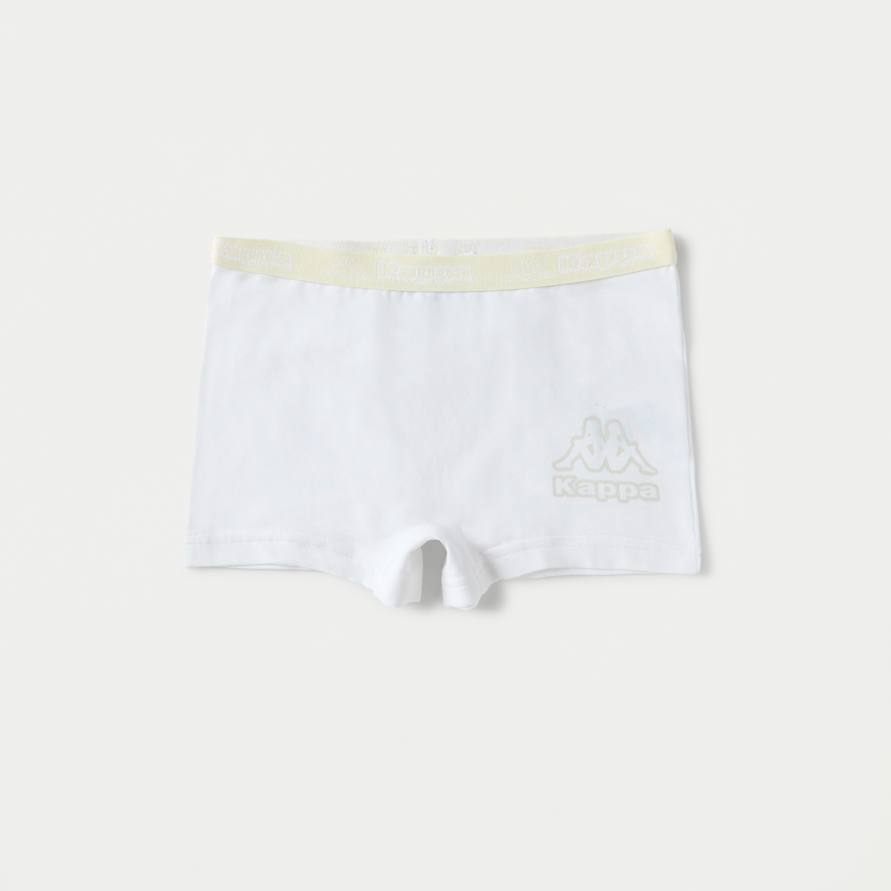 Kappa Logo Print Boxer Briefs - Set of 3-girls-clothing-innerwear-panties-image-3