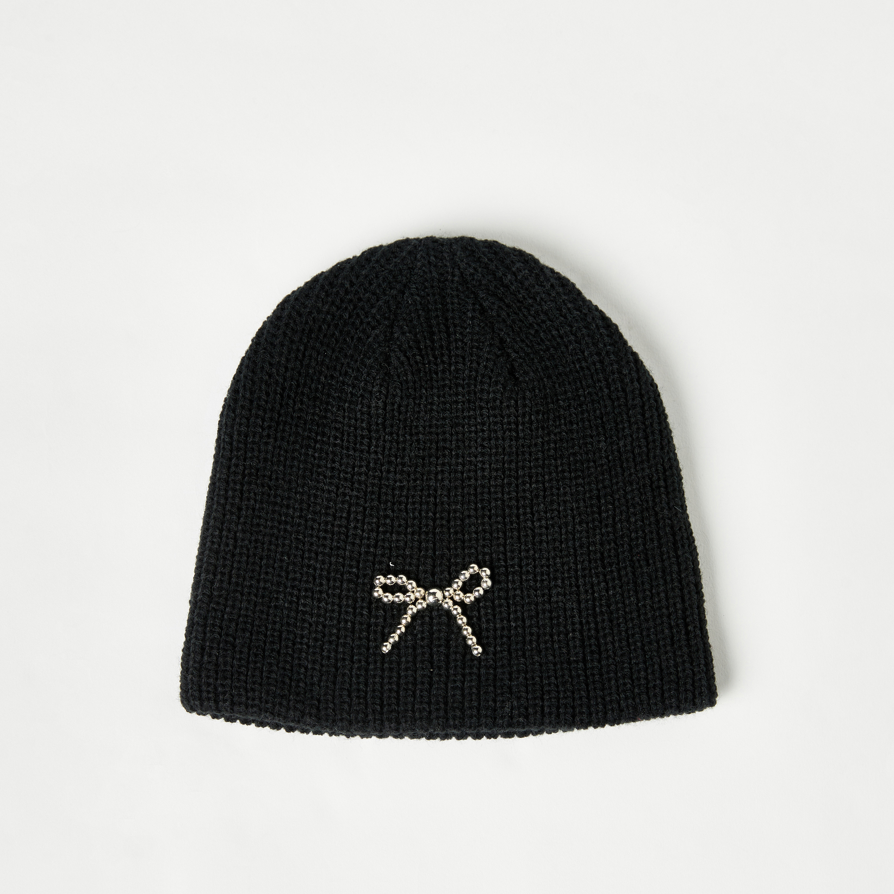 قبعة بيني مزينة بفيونكة من جونيورز-girls-accessories-caps-image-1