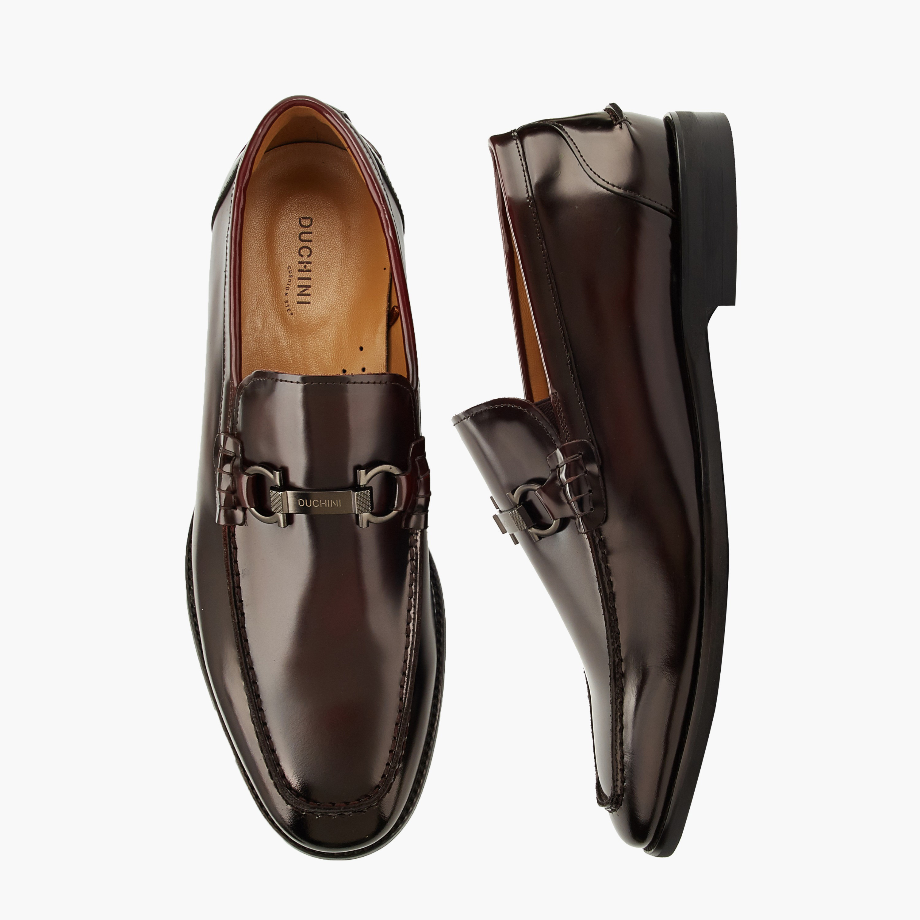 حذاء لوفر جلد بزينة معدن للرجال من دوتشيني-men-shoes-formalshoes-image-1