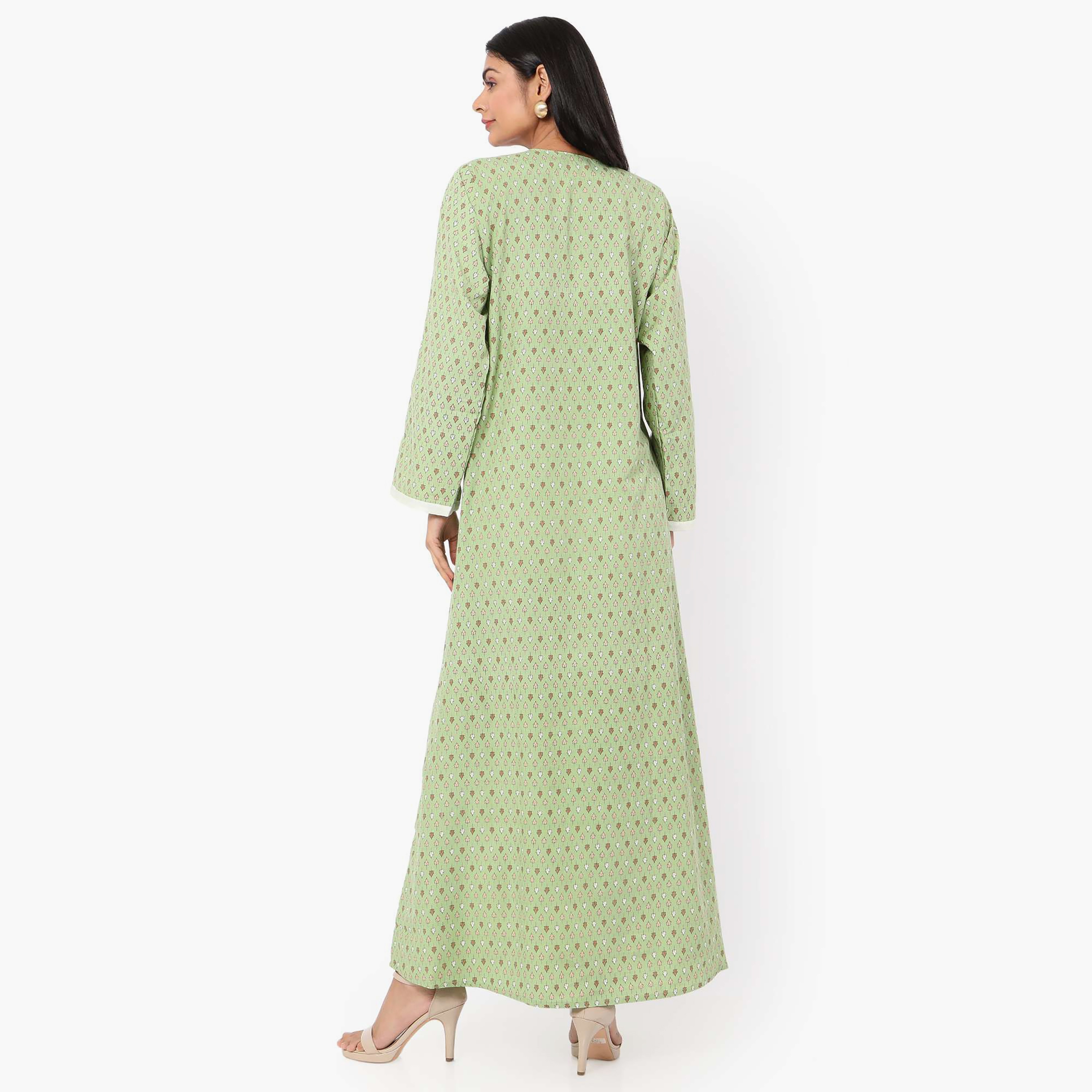 جلابية نسائية مطرزة بعقدة عنق من هانا آند سارة-women-arabicclothing-jalabiyas-image-4