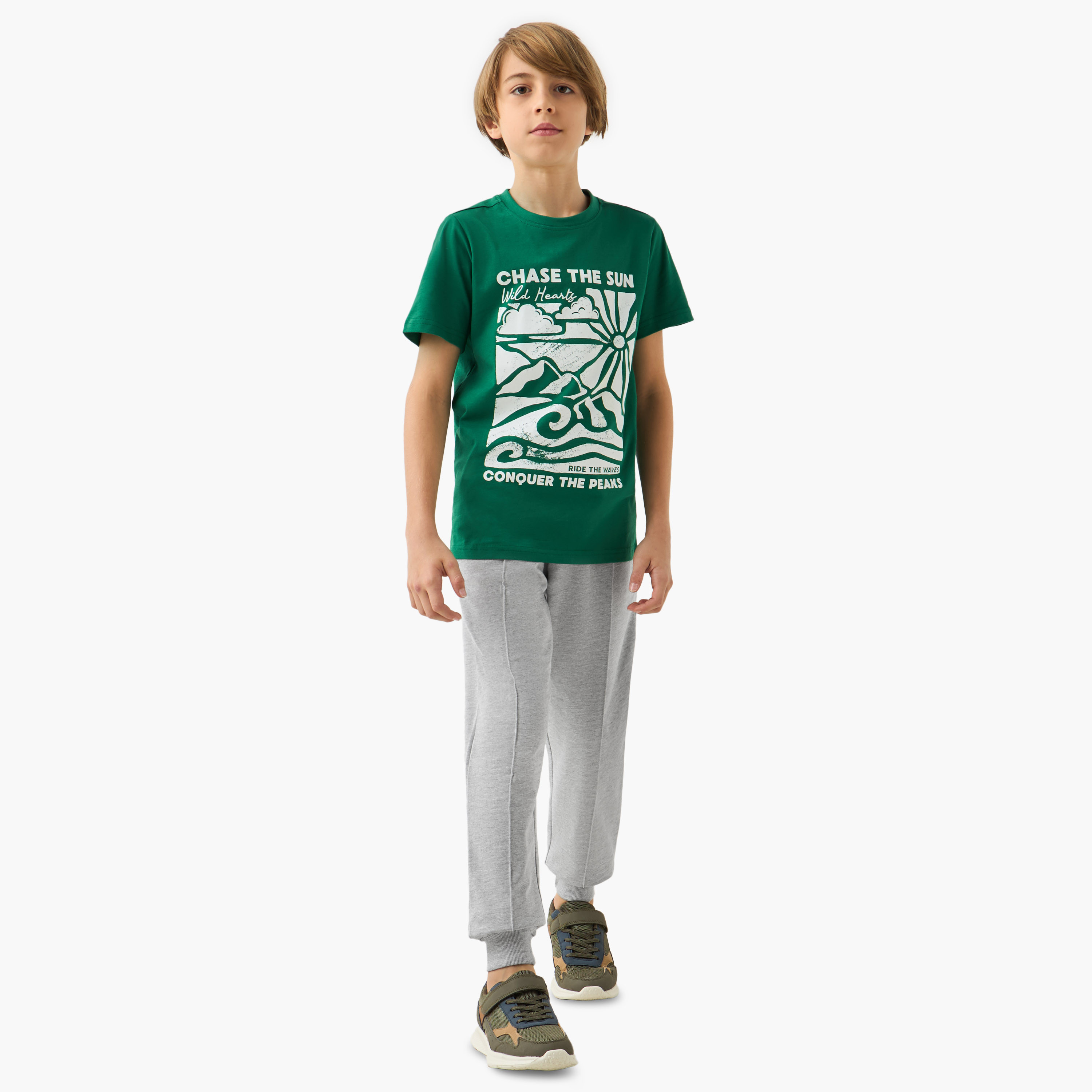 بنطلون رياضي سادة بجيوب ورباط إغلاق من جونيورز-boys-clothing-bottoms-joggersandtrackpants-image-2