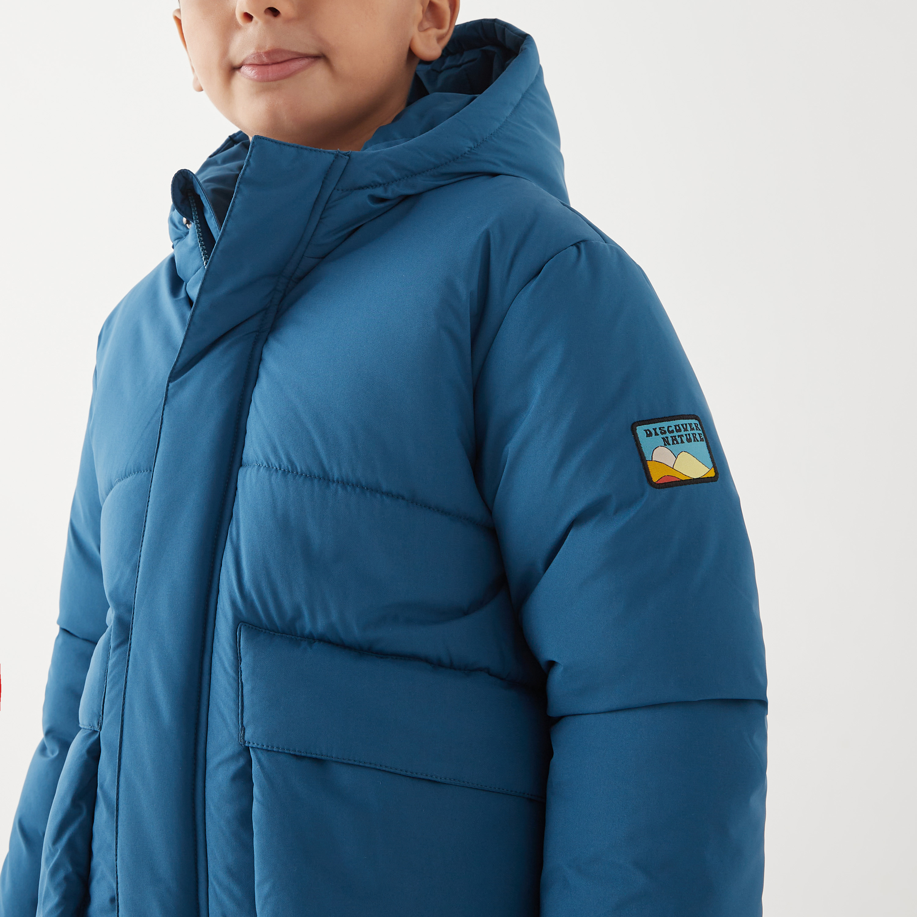 Buy Juniors Solid Jacket with Hood and Pockets Online for Boys Centrepoint Kuwait