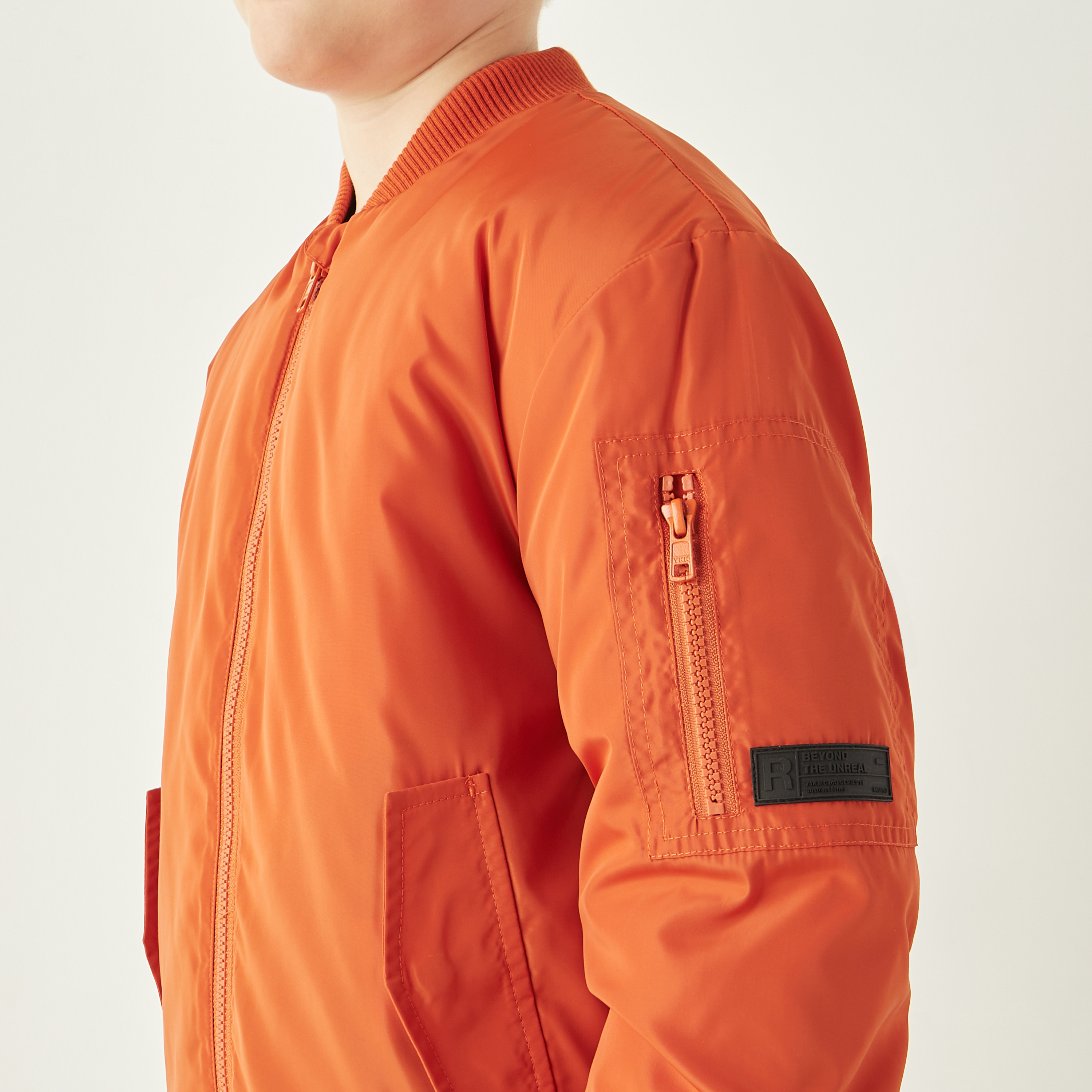 Juniors Solid Light Jacket with Zip Closure and Pockets-boys-clothing-jacketsandcoats-image-4