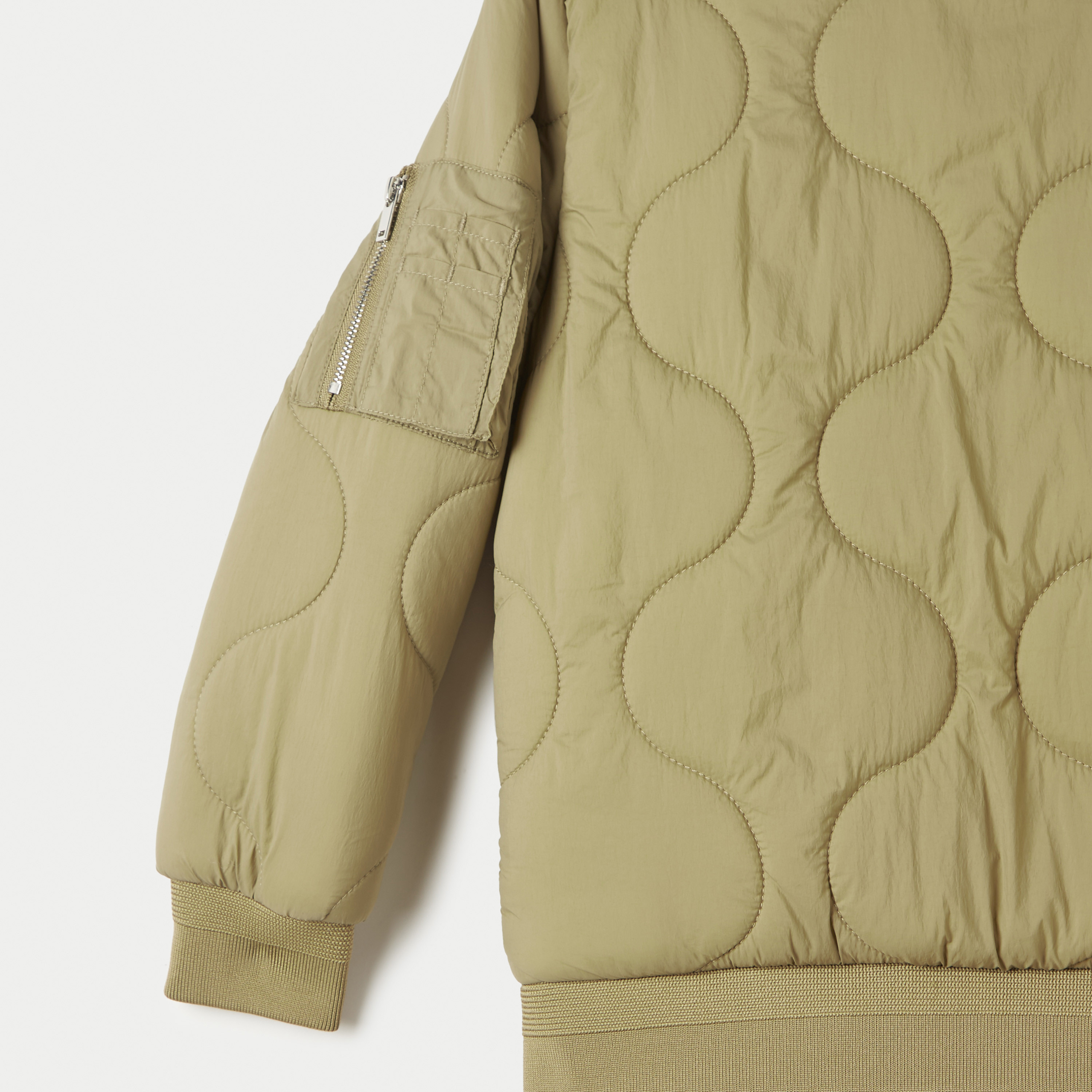 Juniors Quilted Heavy Jacket with Long Sleeves and Zip Closure-boys-clothing-jacketsandcoats-image-5