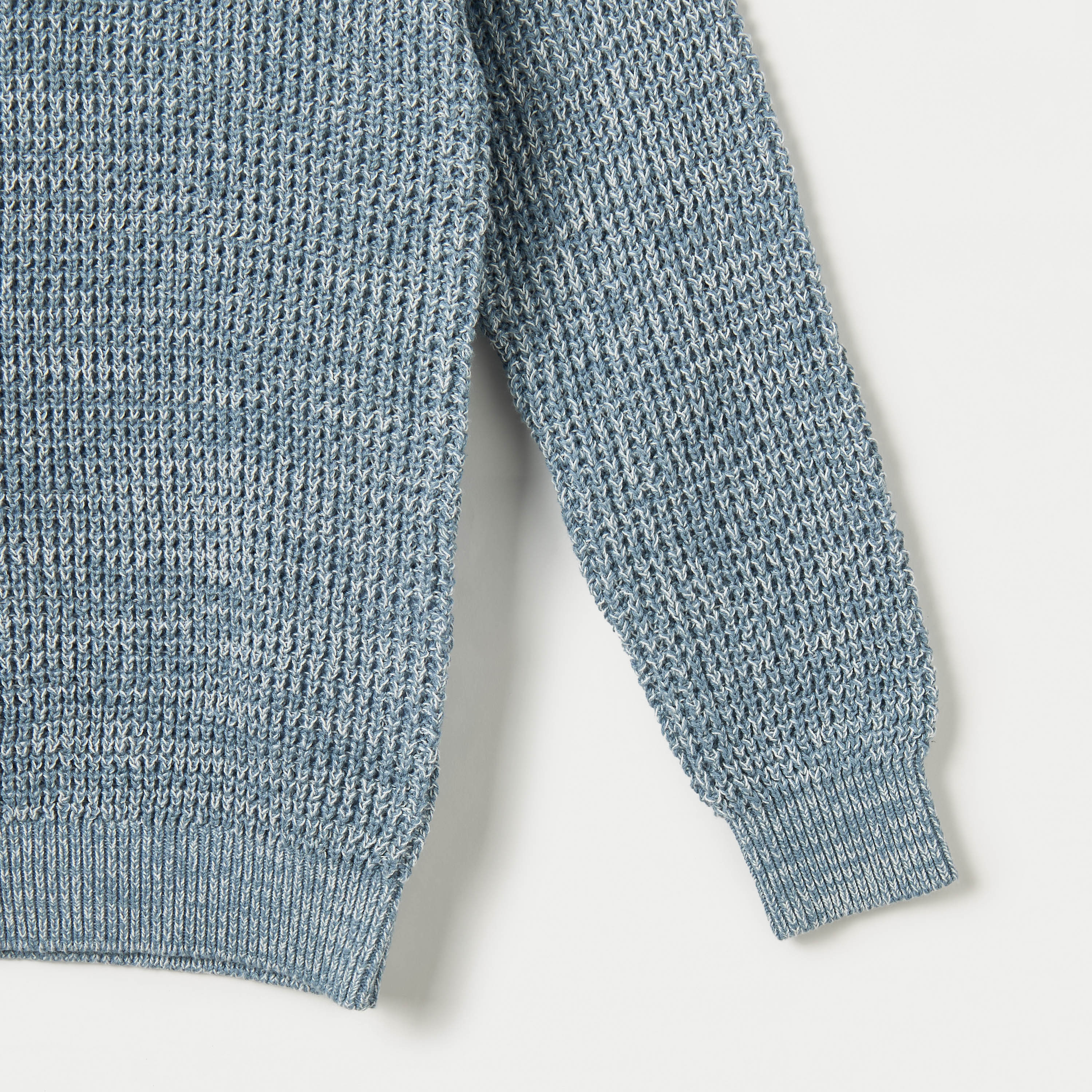 Juniors Textured High Neck Pullover with Long Sleeves and Zip Closure-boys-clothing-jumpersandcardigans-image-5