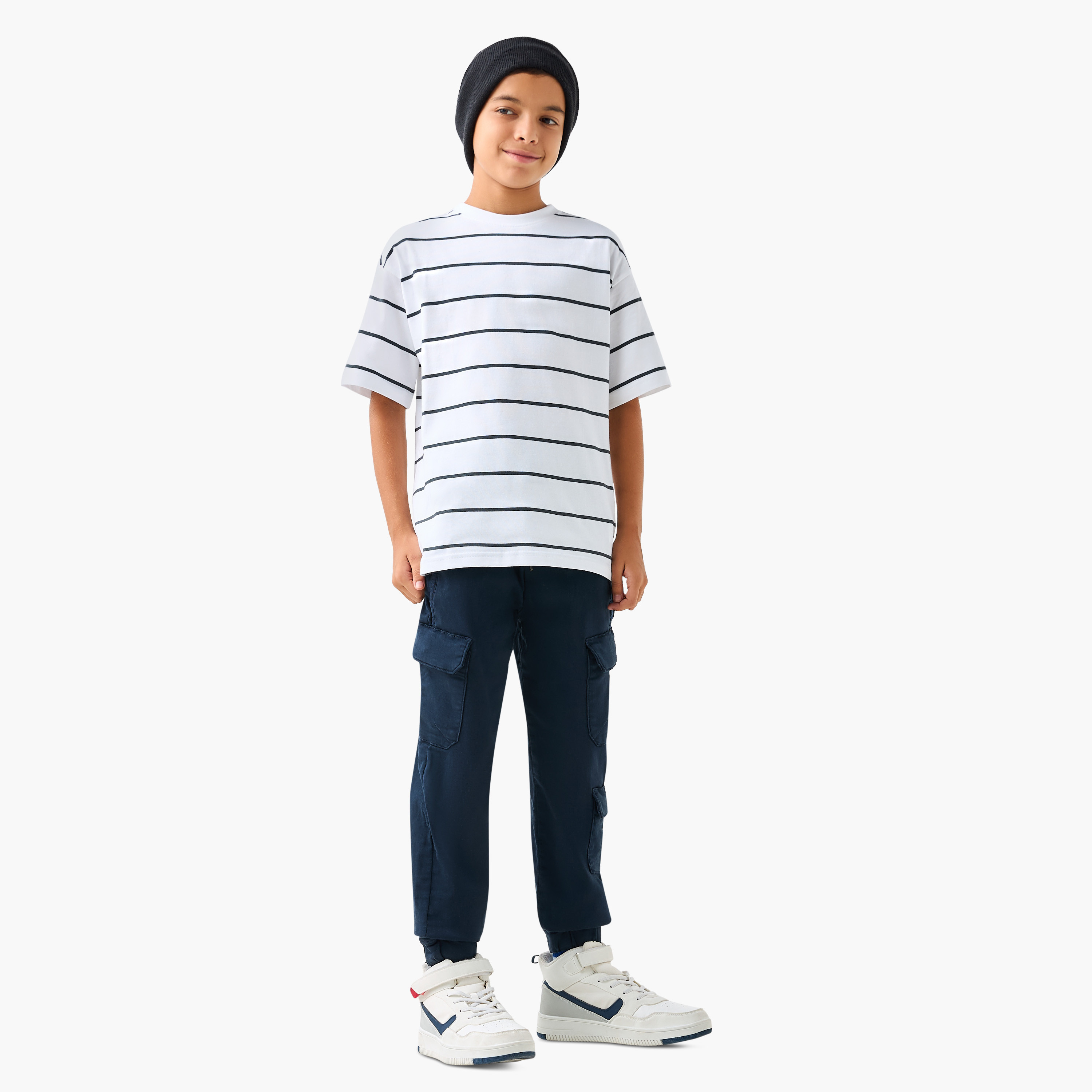 بنطلون رياضي بقصّة عادية للأولاد من جونيورز-boys-clothing-bottoms-joggersandtrackpants-image-2