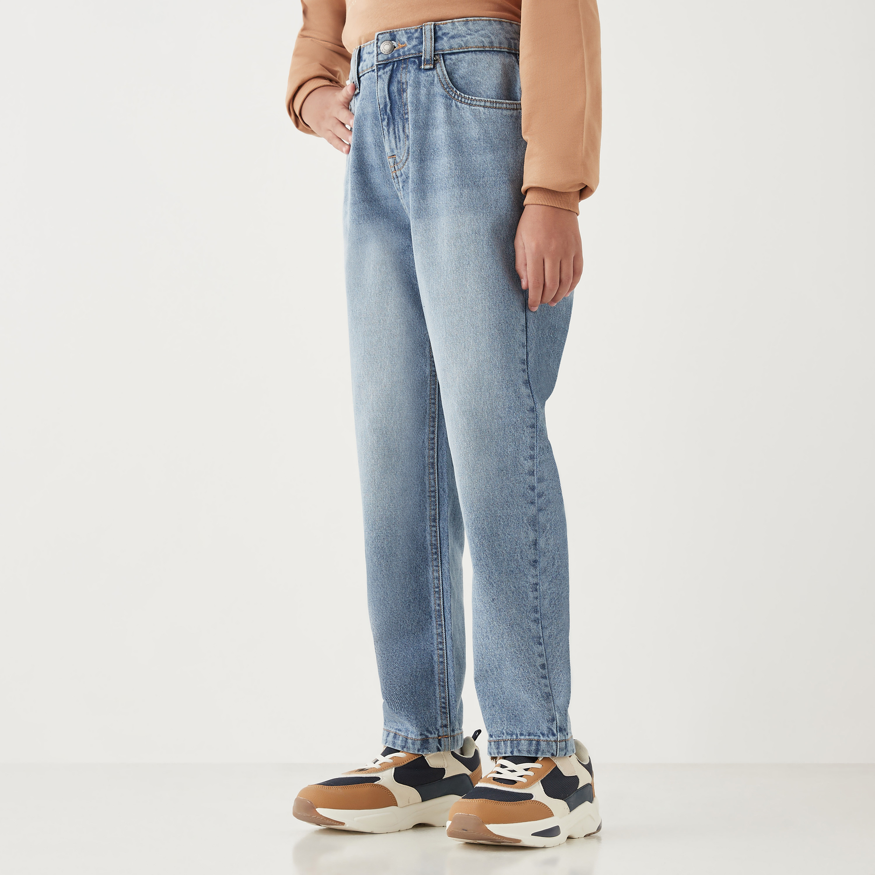 Juniors Boys' Regular Fit Jeans-boys-clothing-bottoms-jeans-image-1