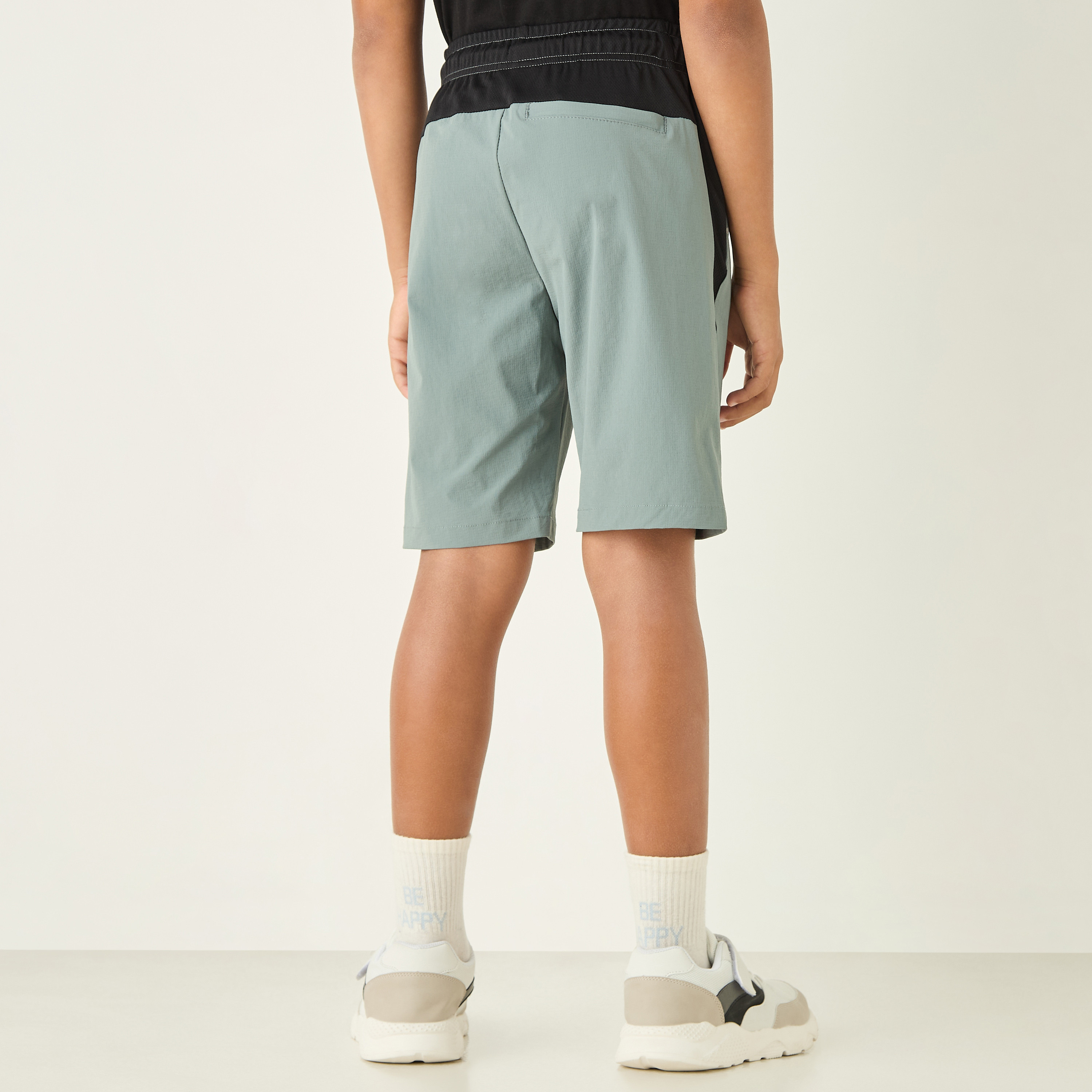 XYZ Logo Print Short with Drawstring Closure and Pockets-sports-boys-clothing-bottoms-shorts-image-3