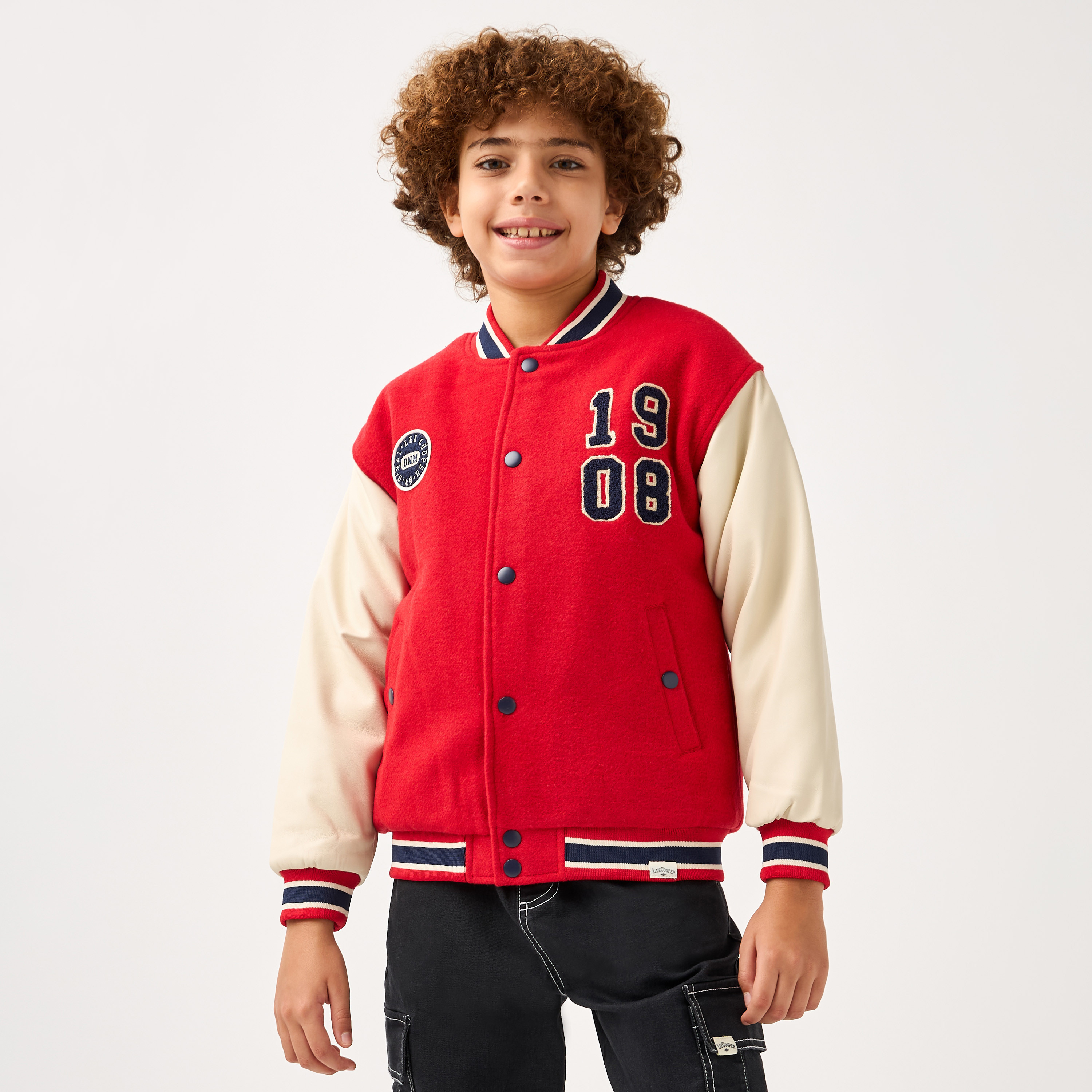 جاكيت بجيوب وأزرار وتفاصيل زخارف من لي كوبر-boys-clothing-jacketsandcoats-image-1