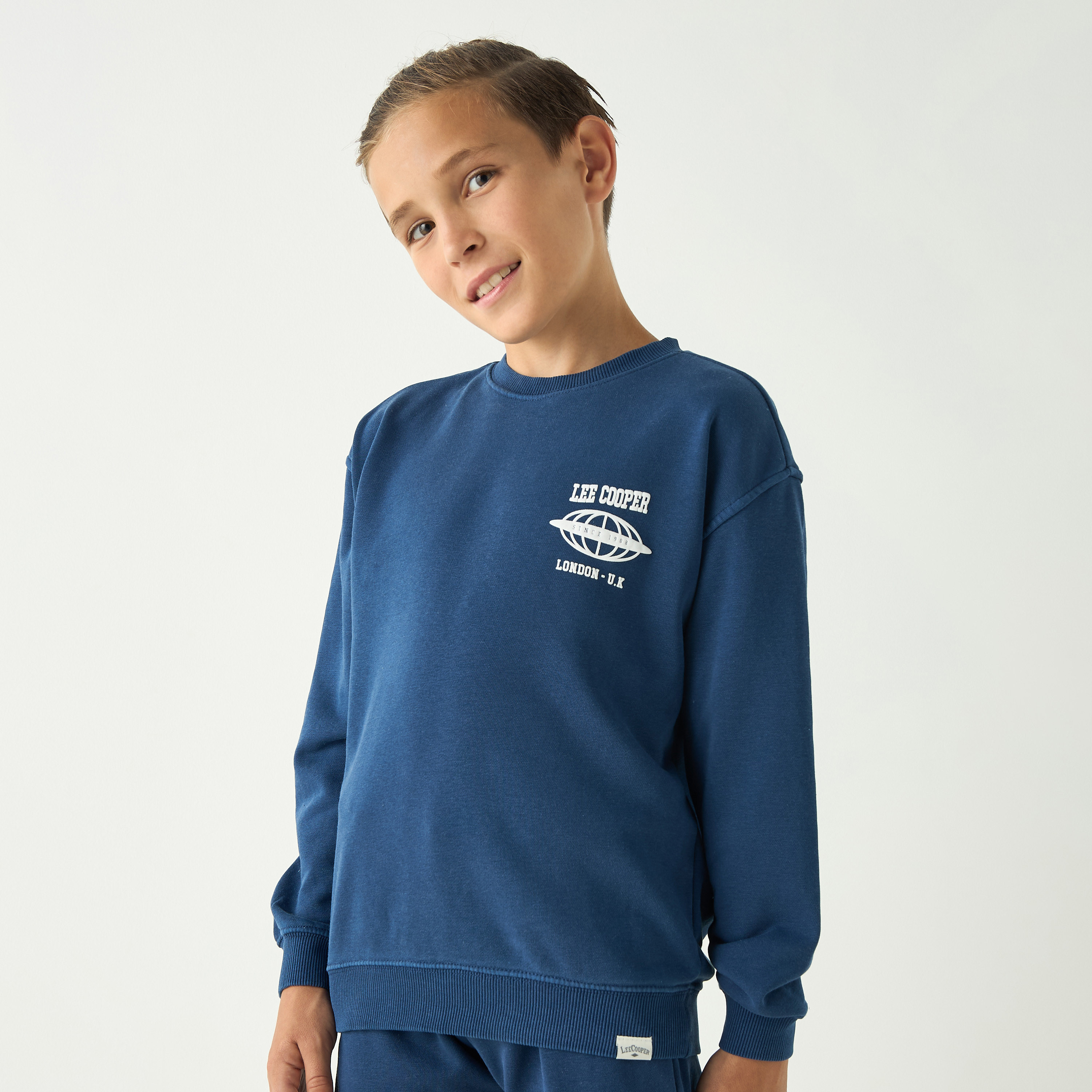 سويت شيرت بياقة ضيّقة وأكمام طويلة وطبعات من لي كوبر-boys-clothing-jumpersandcardigans-image-1