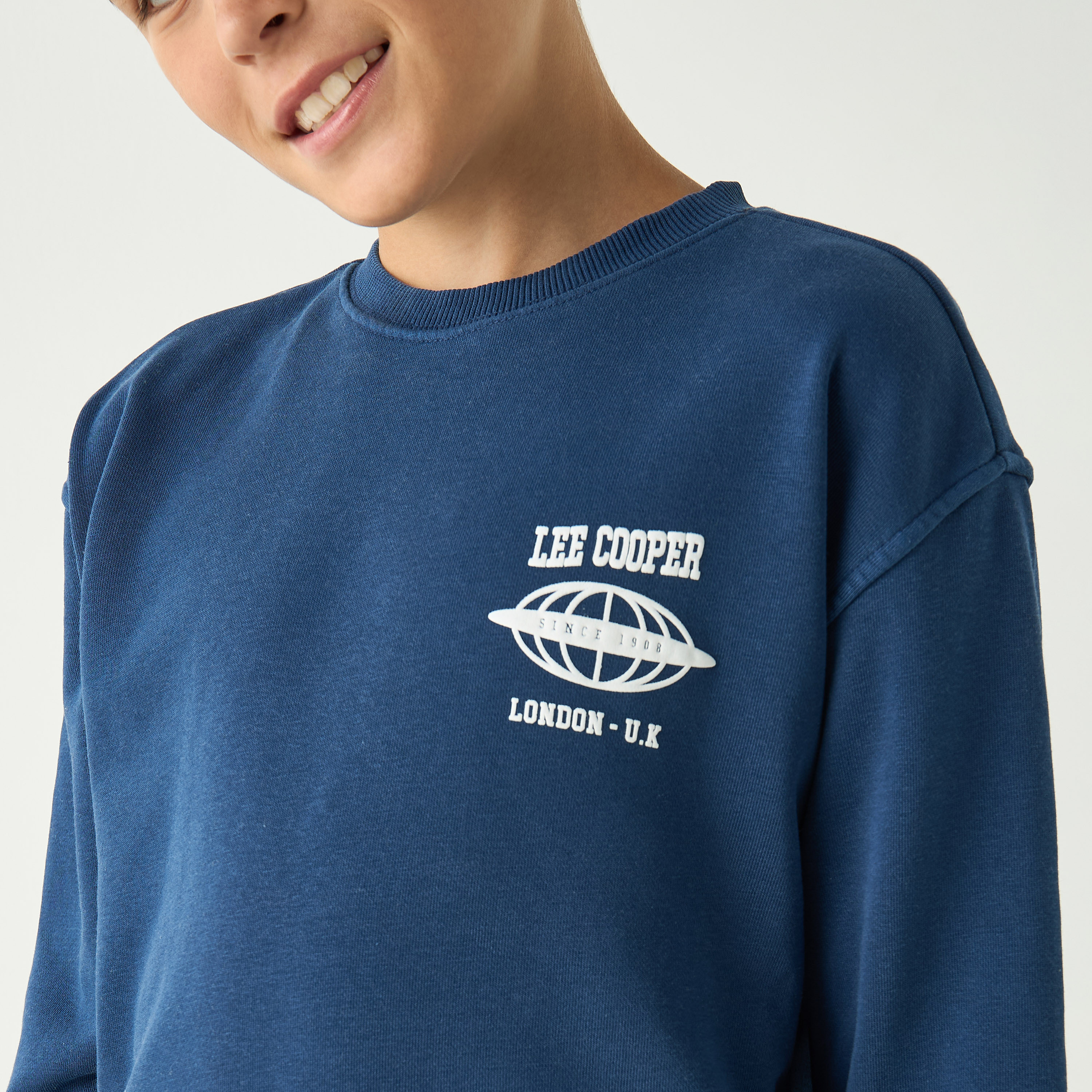 سويت شيرت بياقة ضيّقة وأكمام طويلة وطبعات من لي كوبر-boys-clothing-jumpersandcardigans-image-4