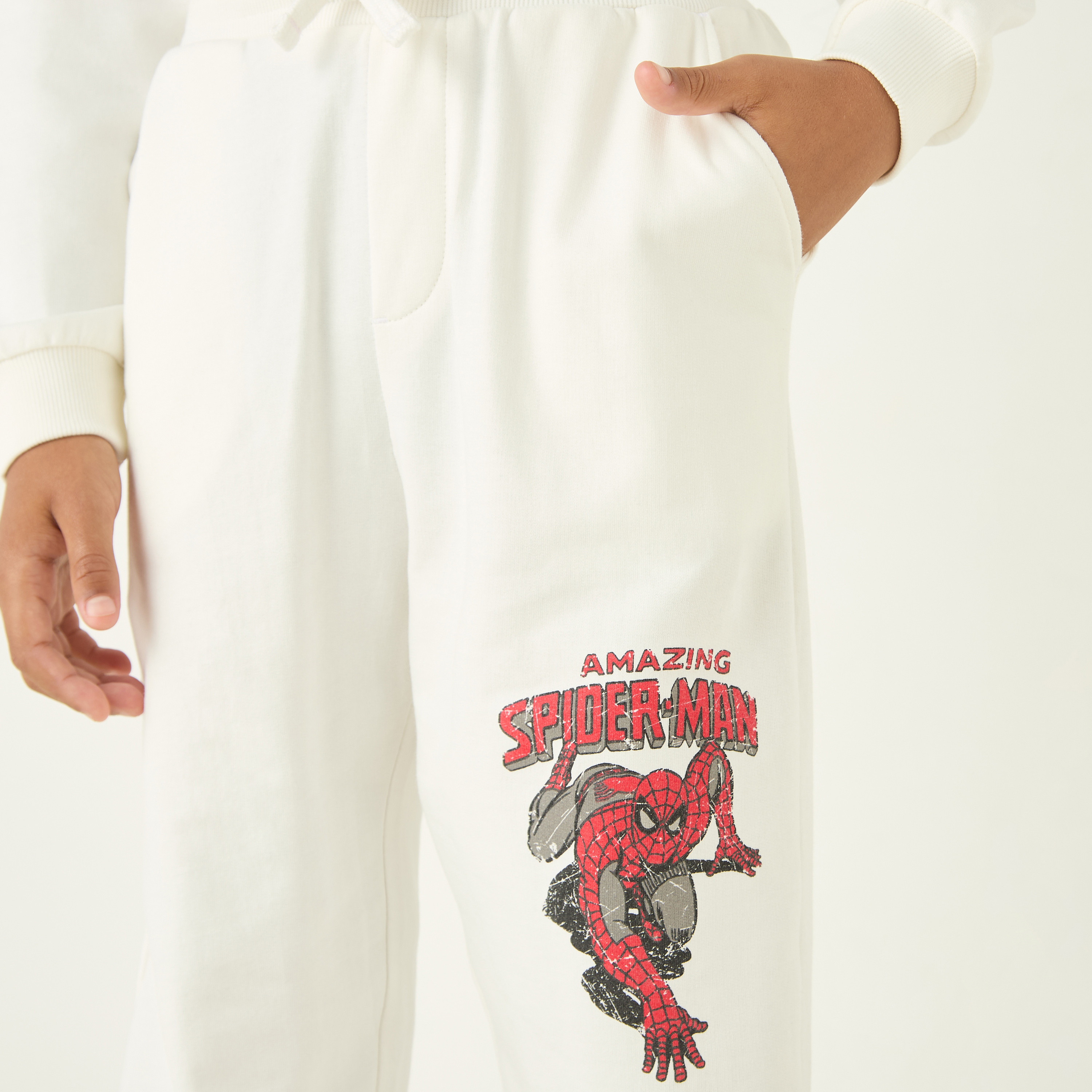 بنطلون رياضي بطبعات سبايدرمان ورباط إغلاق-boys-clothing-bottoms-joggersandtrackpants-image-4
