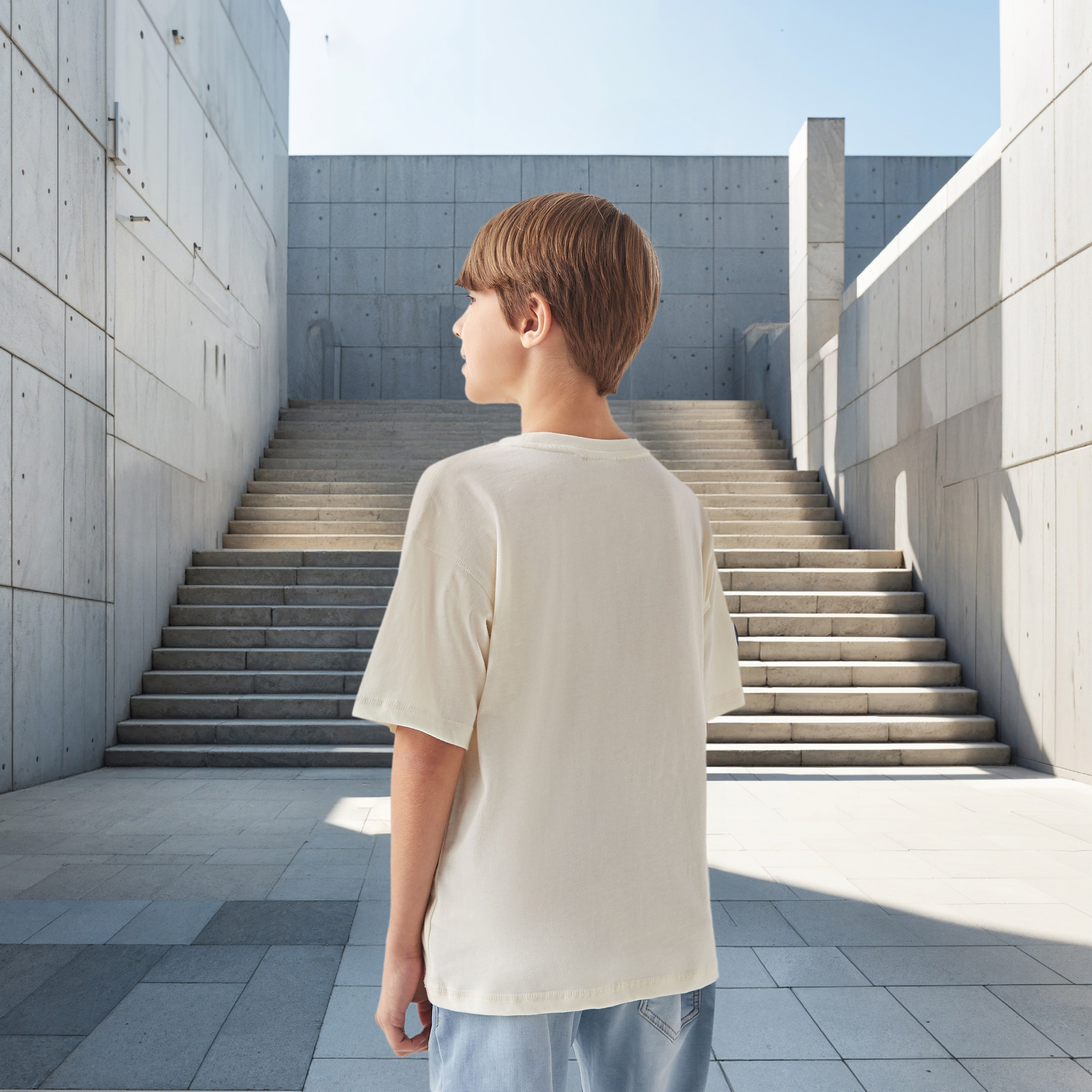 تيشيرت بياقة ضيقة وأكمام قصيرة وطبعات فاست أند فاريوس-boys-clothing-tshirtsandpolos-image-3