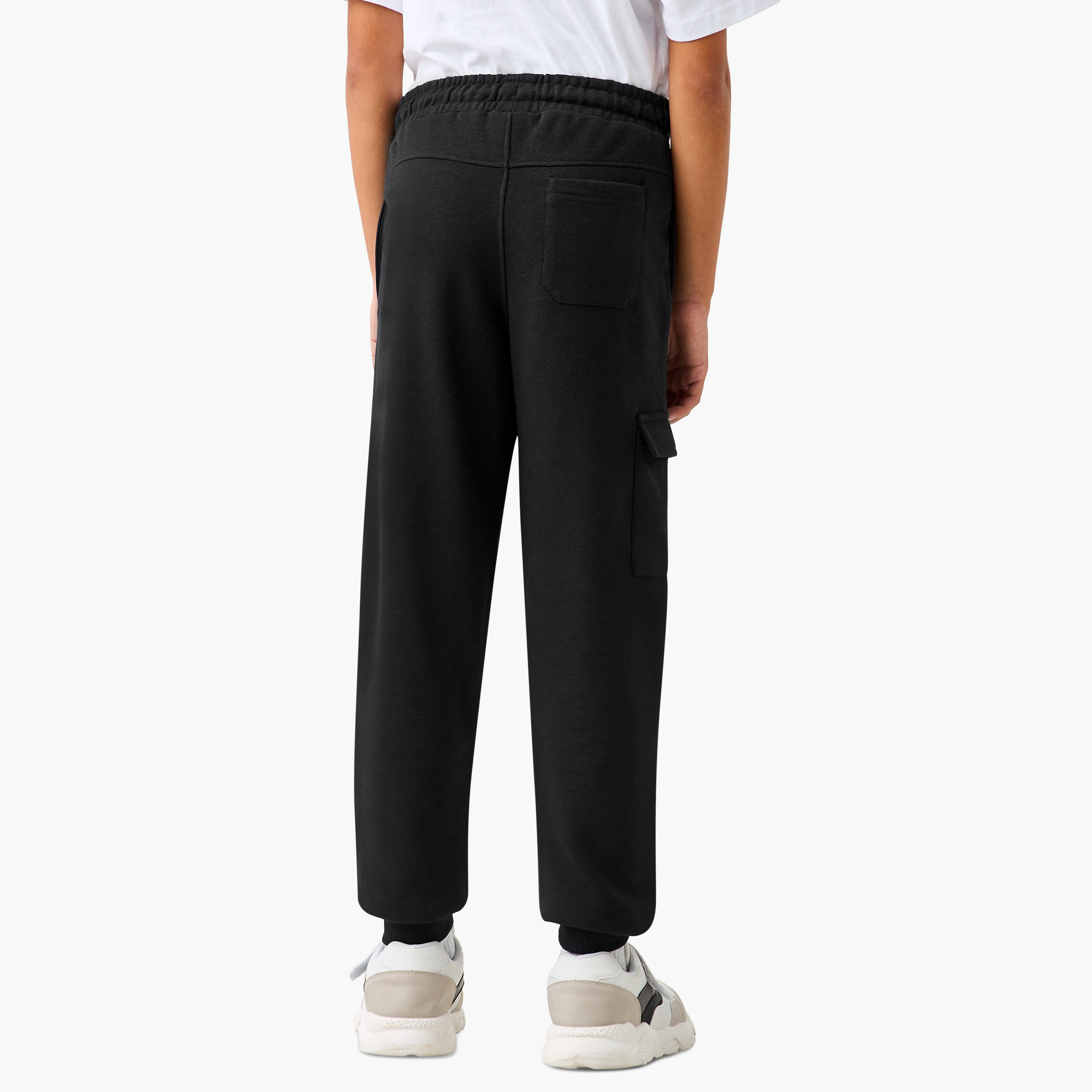 Sonic the Hedgehog Print Cargo Joggers with Drawstring Closure-boys-clothing-bottoms-joggersandtrackpants-image-3