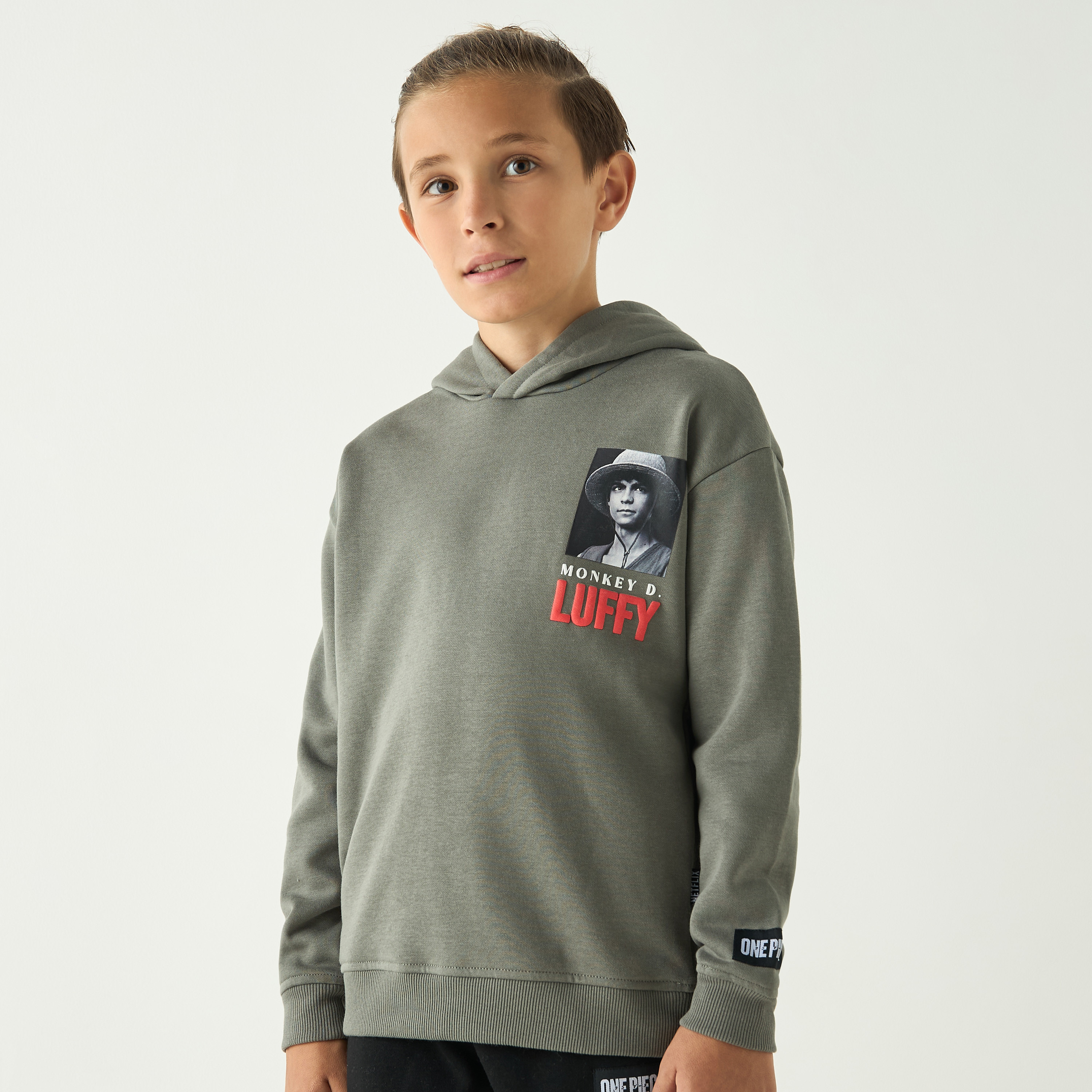 Netflix One Piece Print Long Sleeves Sweatshirt with Hood-boys-clothing-jumpersandcardigans-image-3