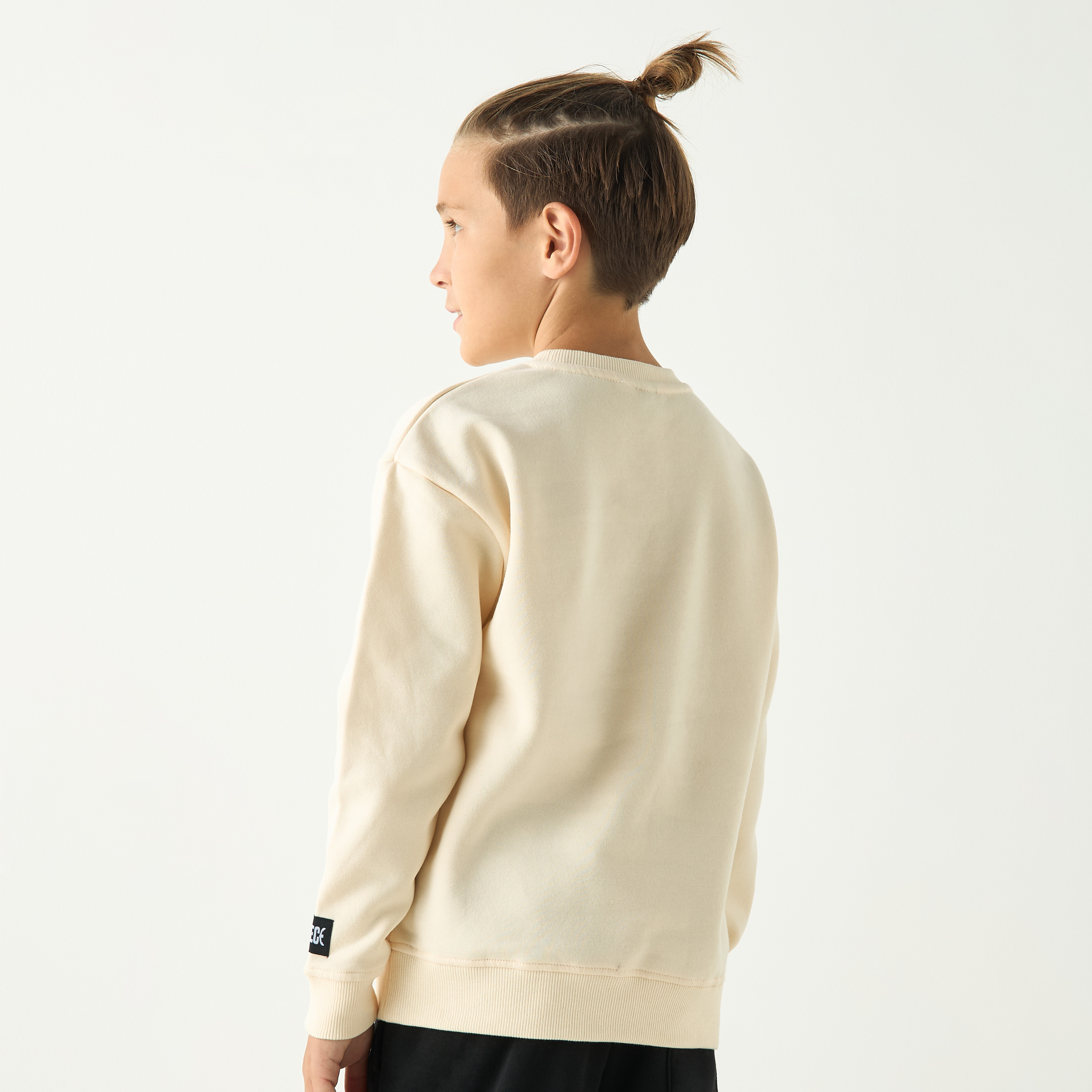 Netflix One Piece Print Long Sleeves Sweatshirt with Crew Neck-boys-clothing-jumpersandcardigans-image-3