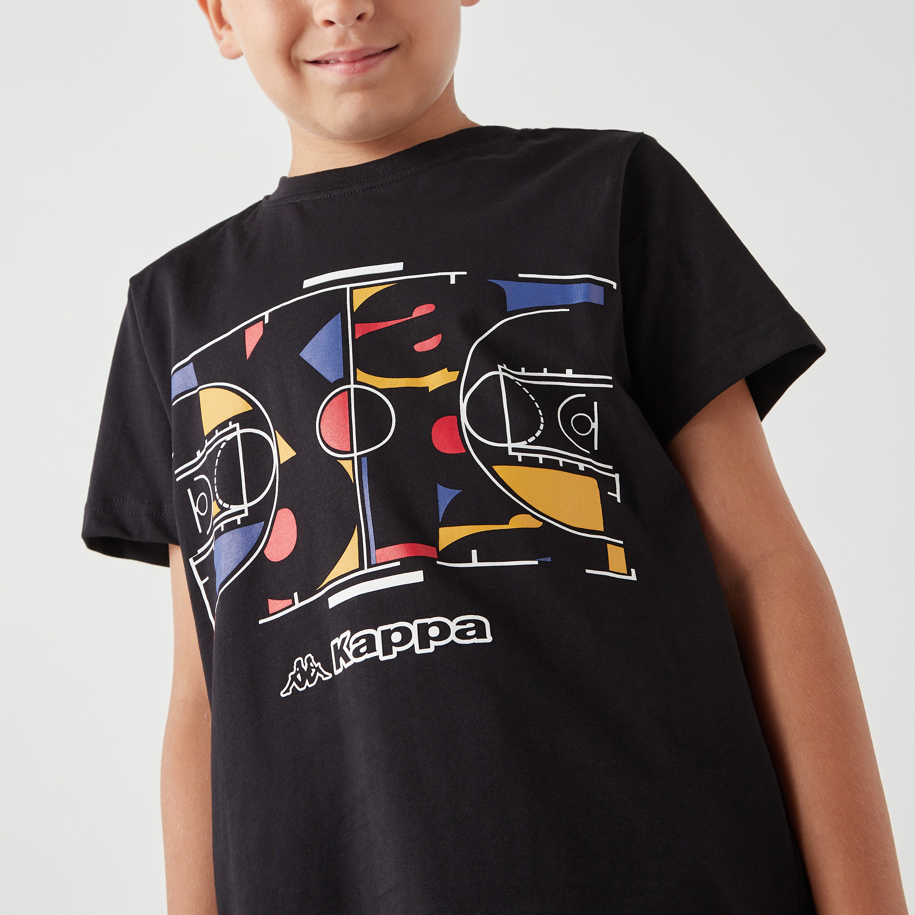 تيشيرت بأكمام قصيرة وطبعات جرافيك من كابا-sports-boys-clothing-tops-image-4