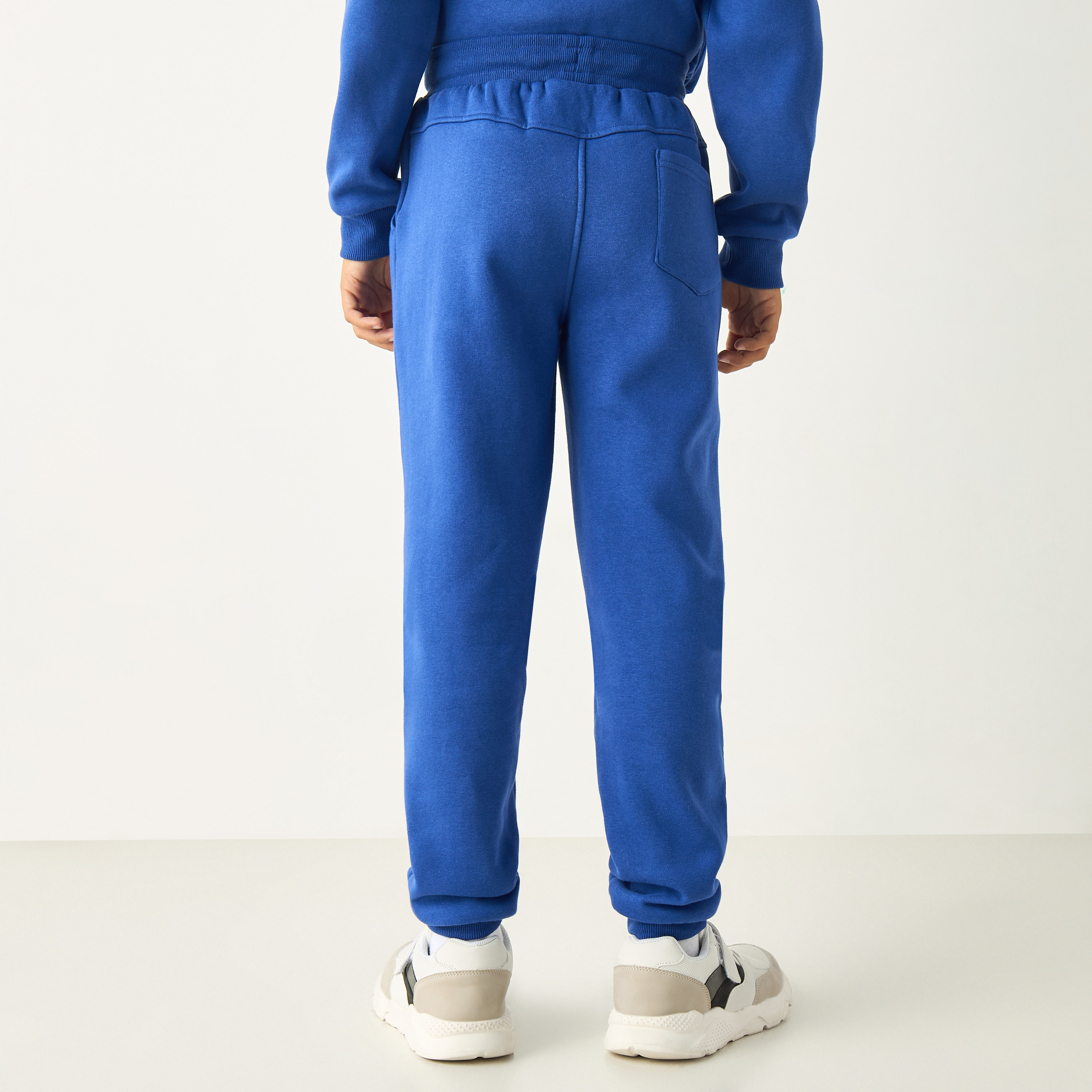 Kappa Logo Detail Joggers with Drawstring Closure-boys-clothing-bottoms-joggersandtrackpants-image-3