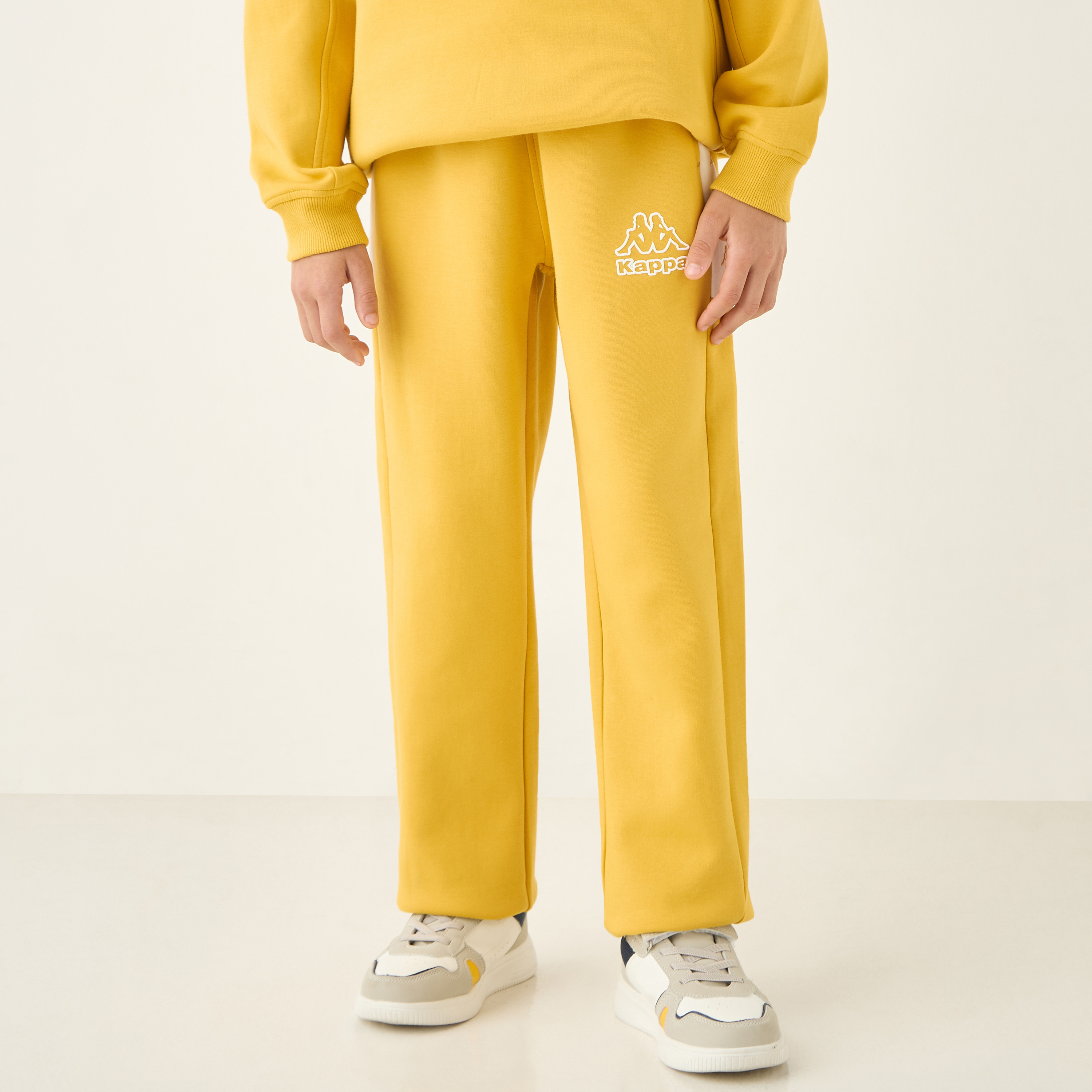 Kappa Logo Print Long Sleeve Hoodie and Joggers Set-boys-clothing-sportswear-sets-image-3