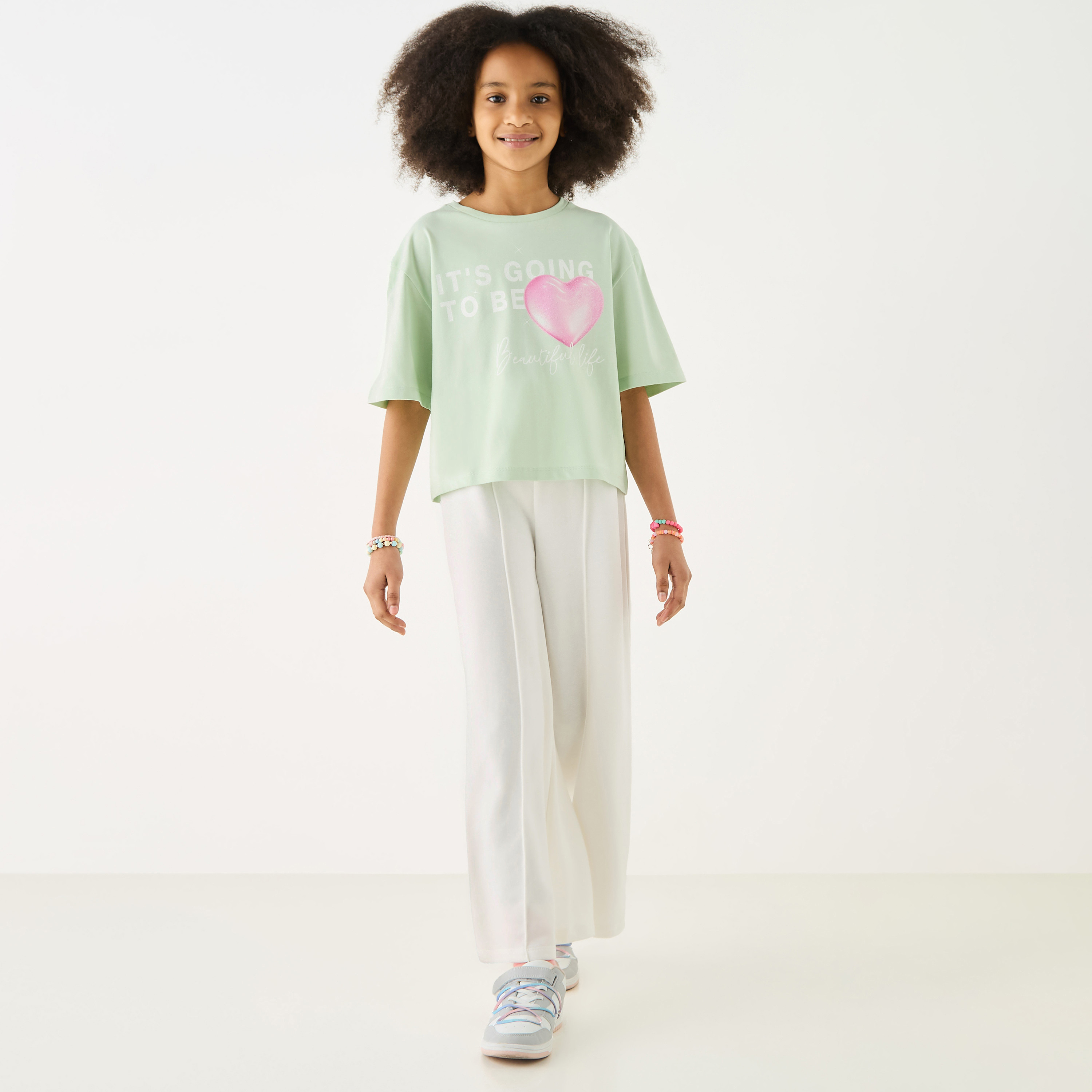تيشيرت بأكمام قصيرة وطبعات جرافيك من جونيورز-girls-clothing-tshirts-image-2