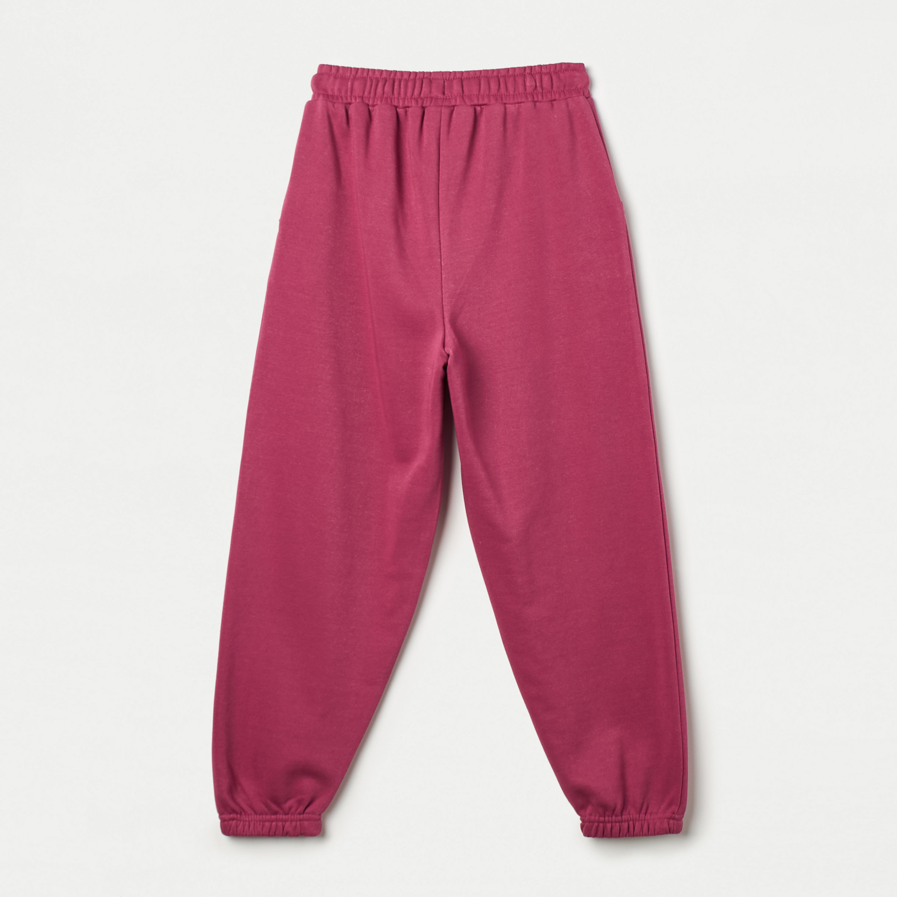بنطلون رياضي سادة بجيوب ورباط إغلاق من جونيورز-girls-clothing-bottoms-joggersandtrackpants-image-2