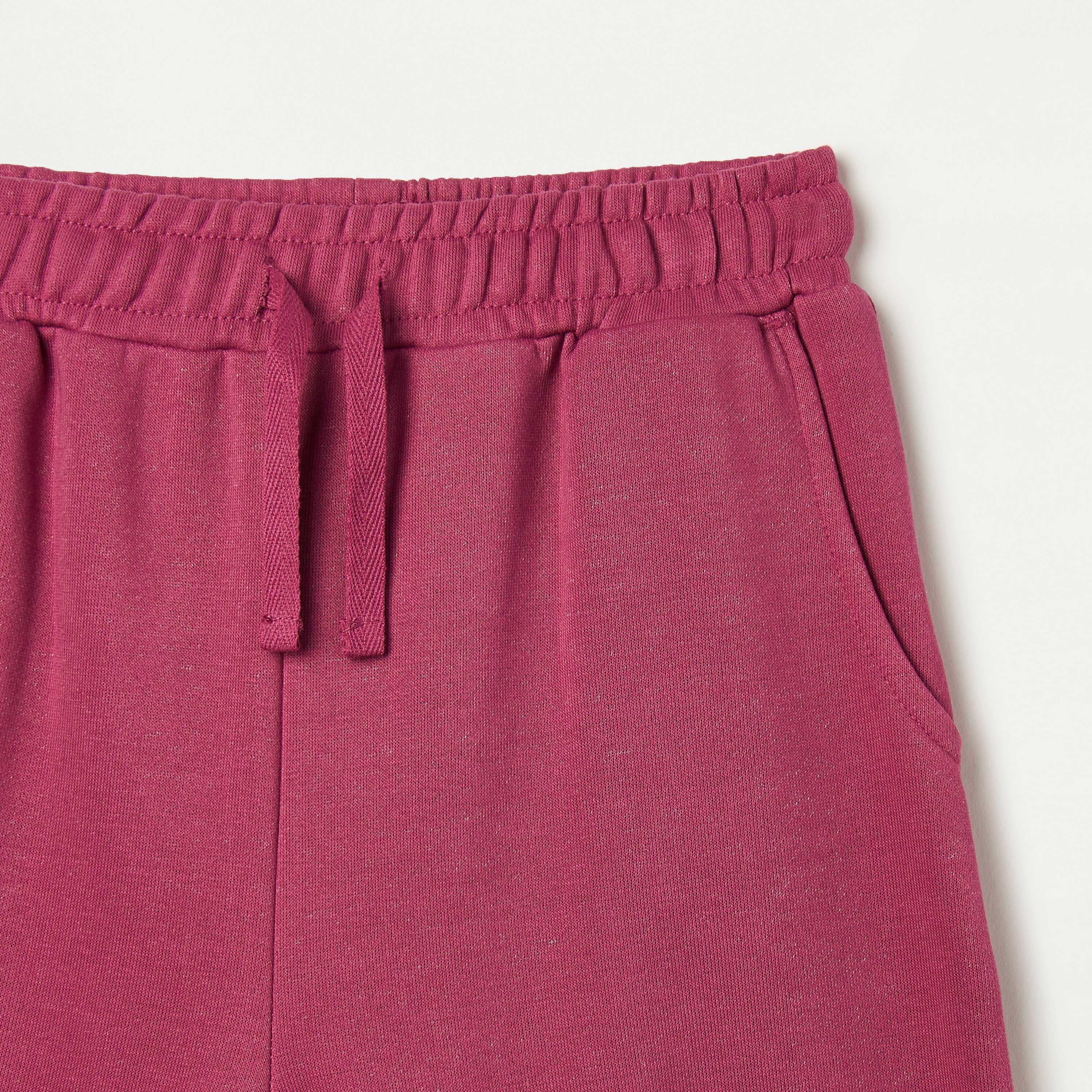 بنطلون رياضي سادة بجيوب ورباط إغلاق من جونيورز-girls-clothing-bottoms-joggersandtrackpants-image-3