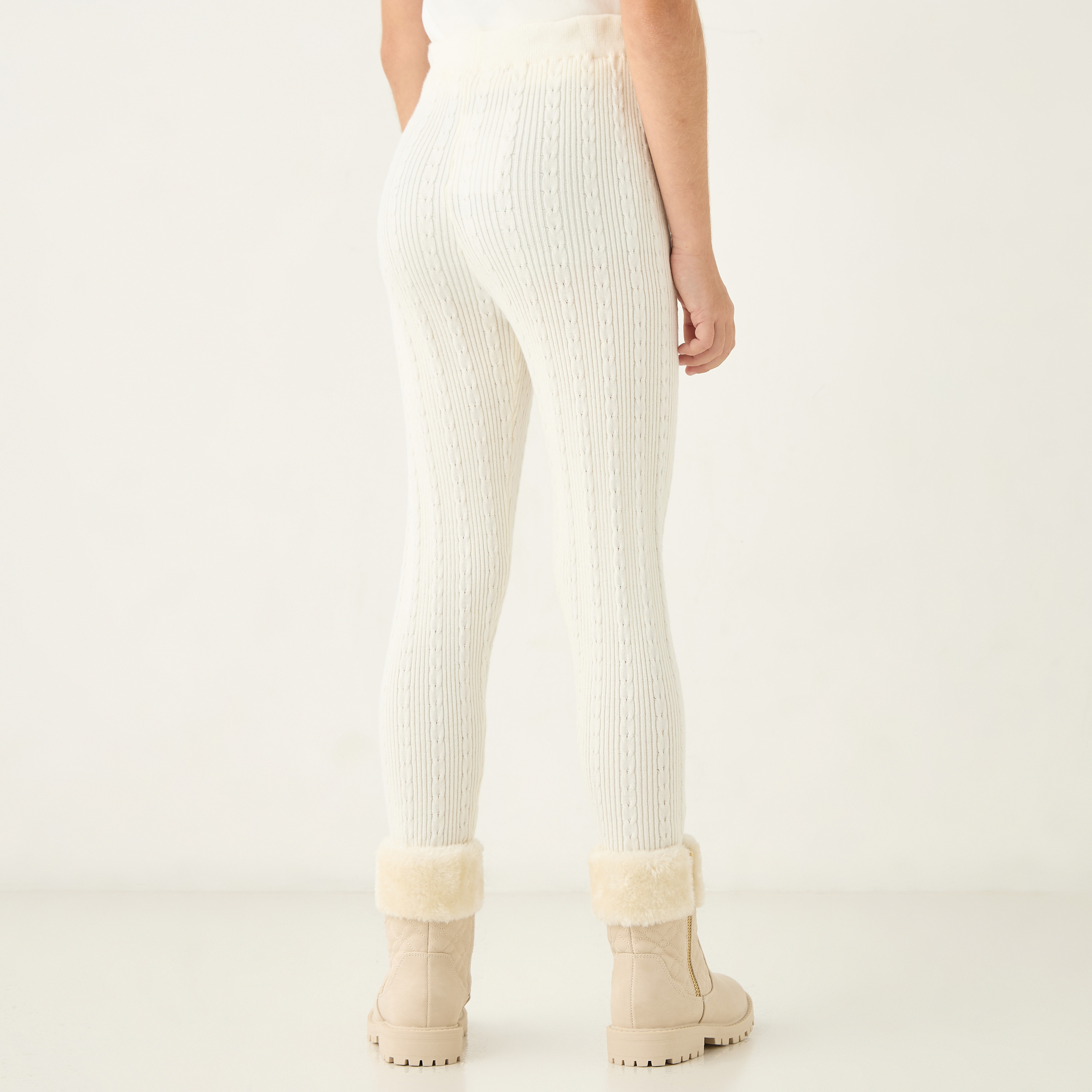 Juniors Textured Leggings-girls-clothing-bottoms-leggings-image-3