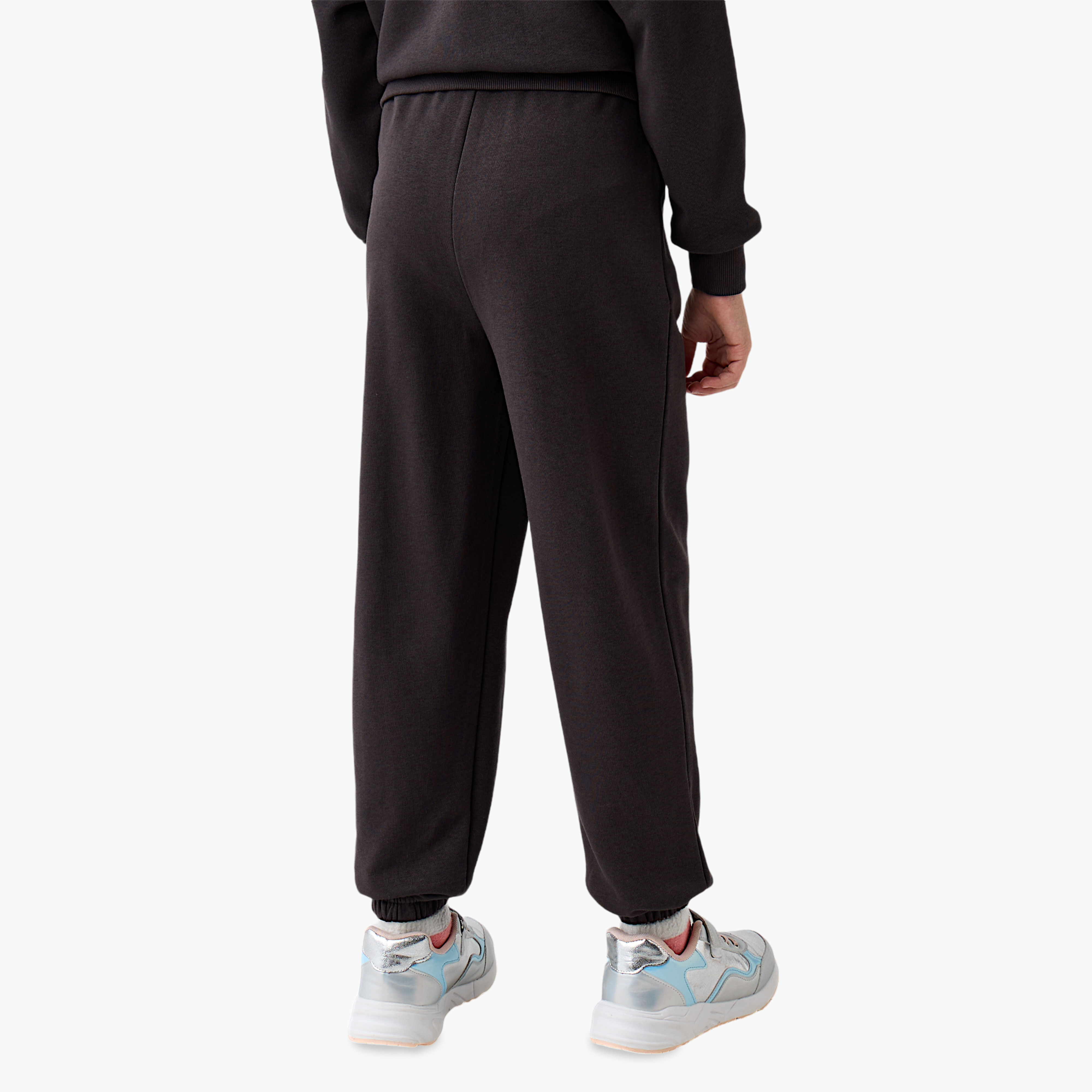Juniors Solid Joggers with Pockets and Drawstring Closure-girls-clothing-bottoms-joggersandtrackpants-image-3