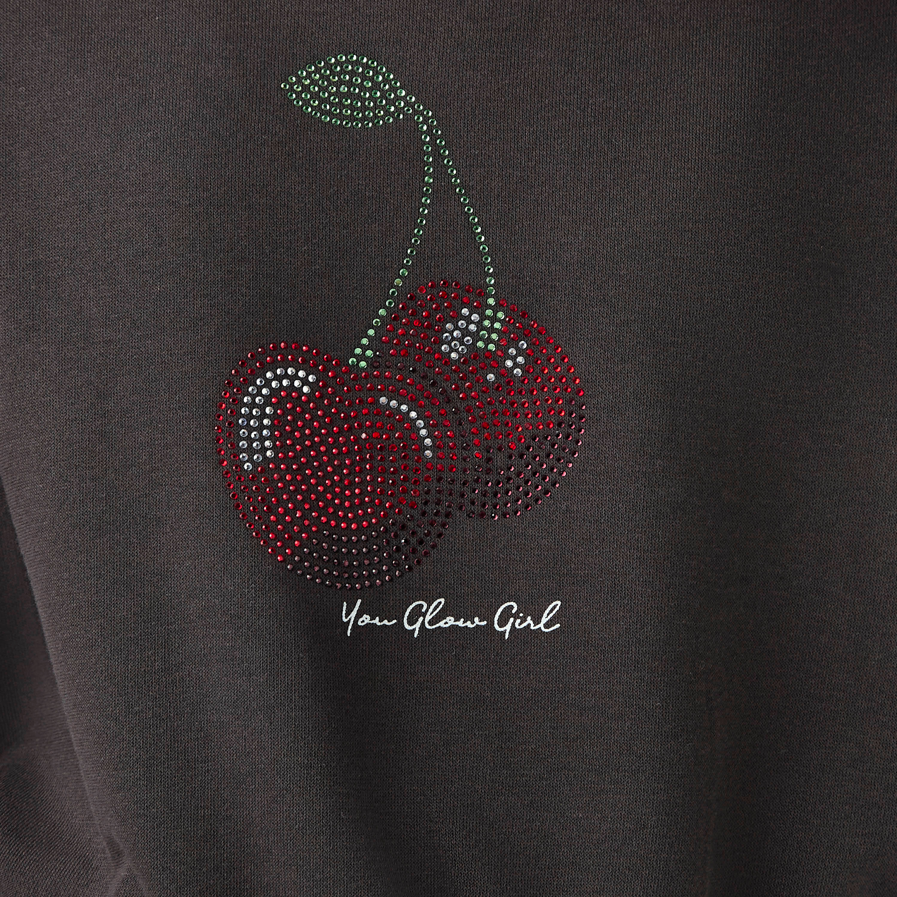 سويت شيرت بتفاصيل كشكشة وياقة ضيقة وتزيينات كرز من جونيورز-girls-clothing-sweatshirts-image-4