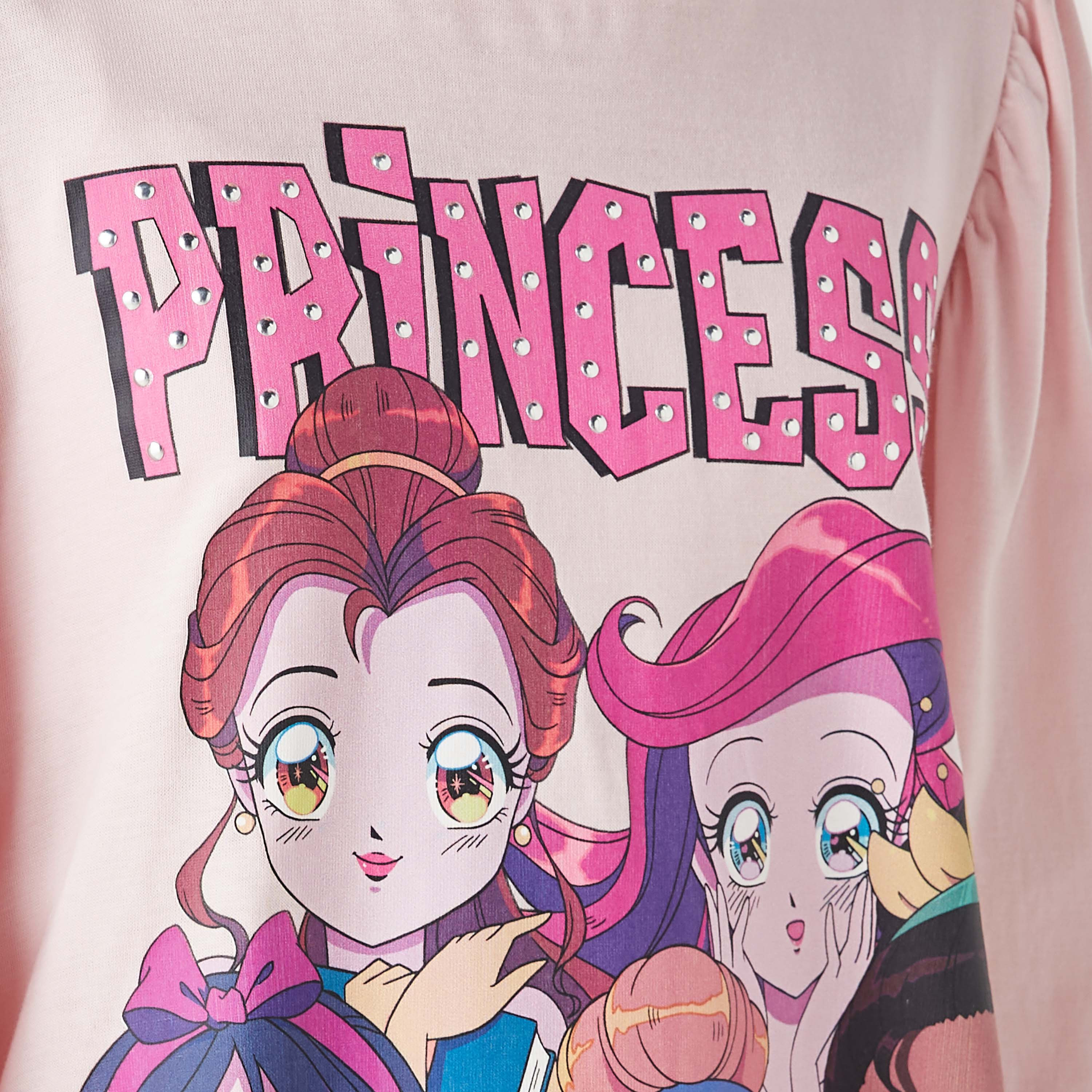 فستان تيشيرت بطبعات أميرات ديزني وأكمام طويلة-girls-clothing-dressesandjumpsuits-image-5