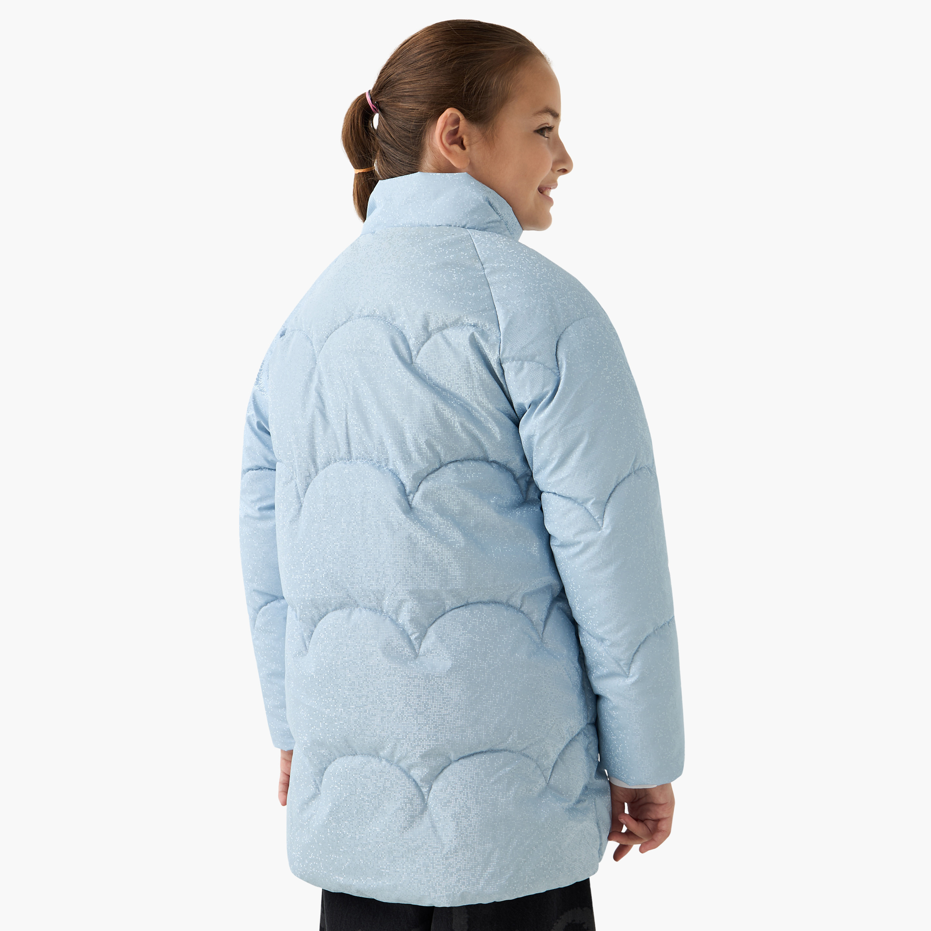 جاكيت بأكمام طويلة وجيوب وزخارف ميني ماوس من ديزني-girls-clothing-winterwear-jacketsandcoats-image-3
