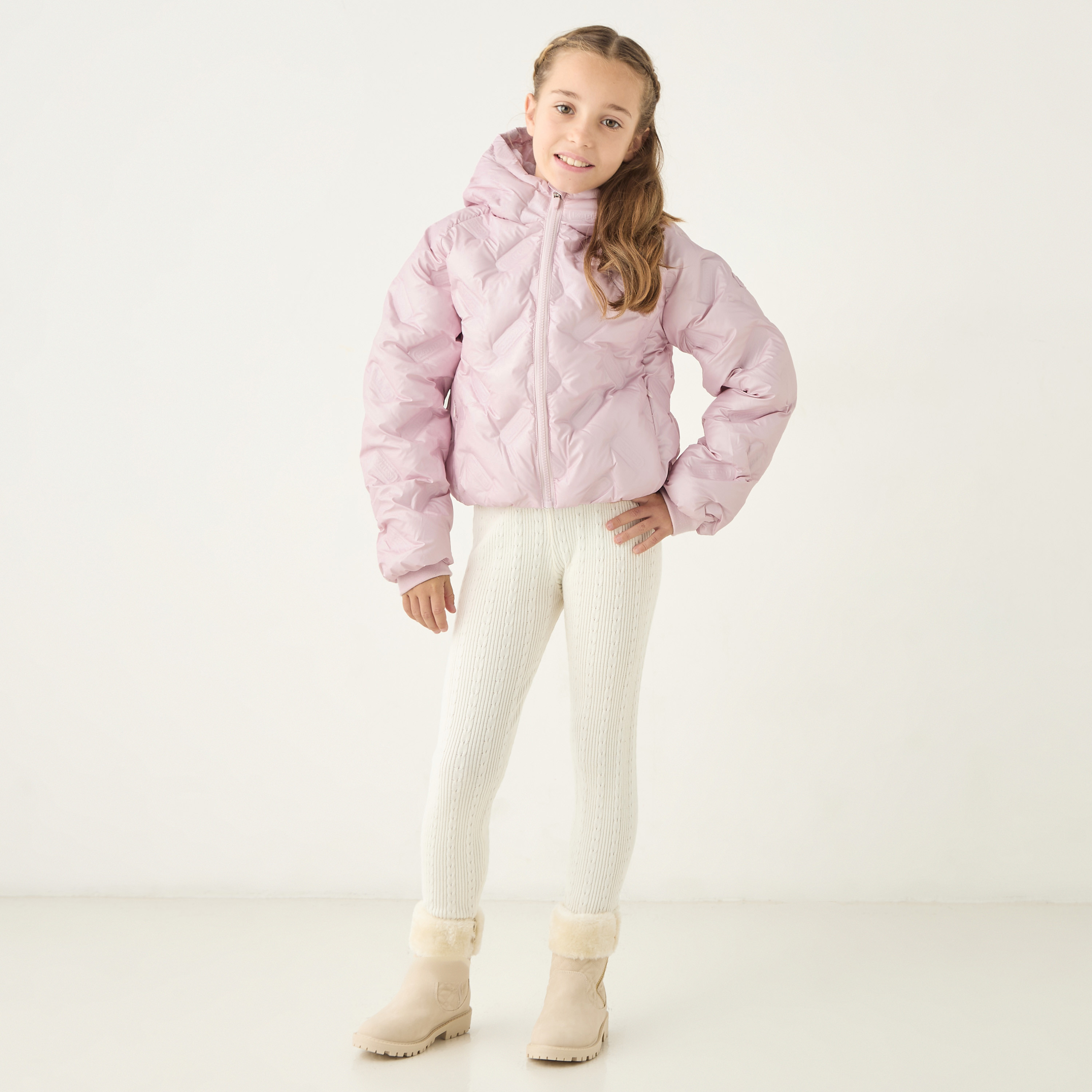 جاكيت ثقيل بسحاب إغلاق وتفاصيل شعار من كابا-sports-girls-clothing-jackets-image-3